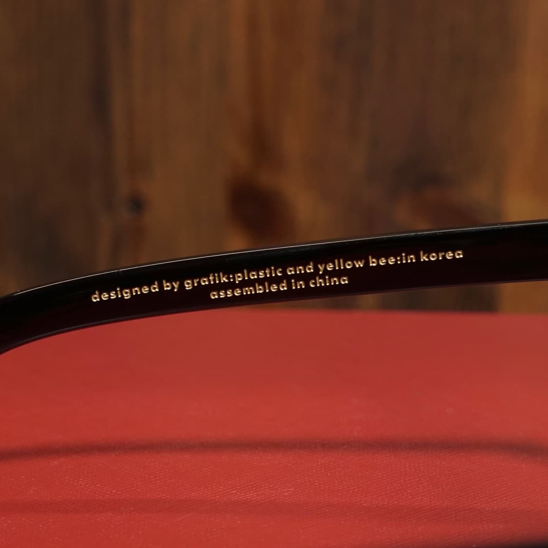 그라픽 플라스틱 X 옐로우비 투톤 안경  상품이미지8