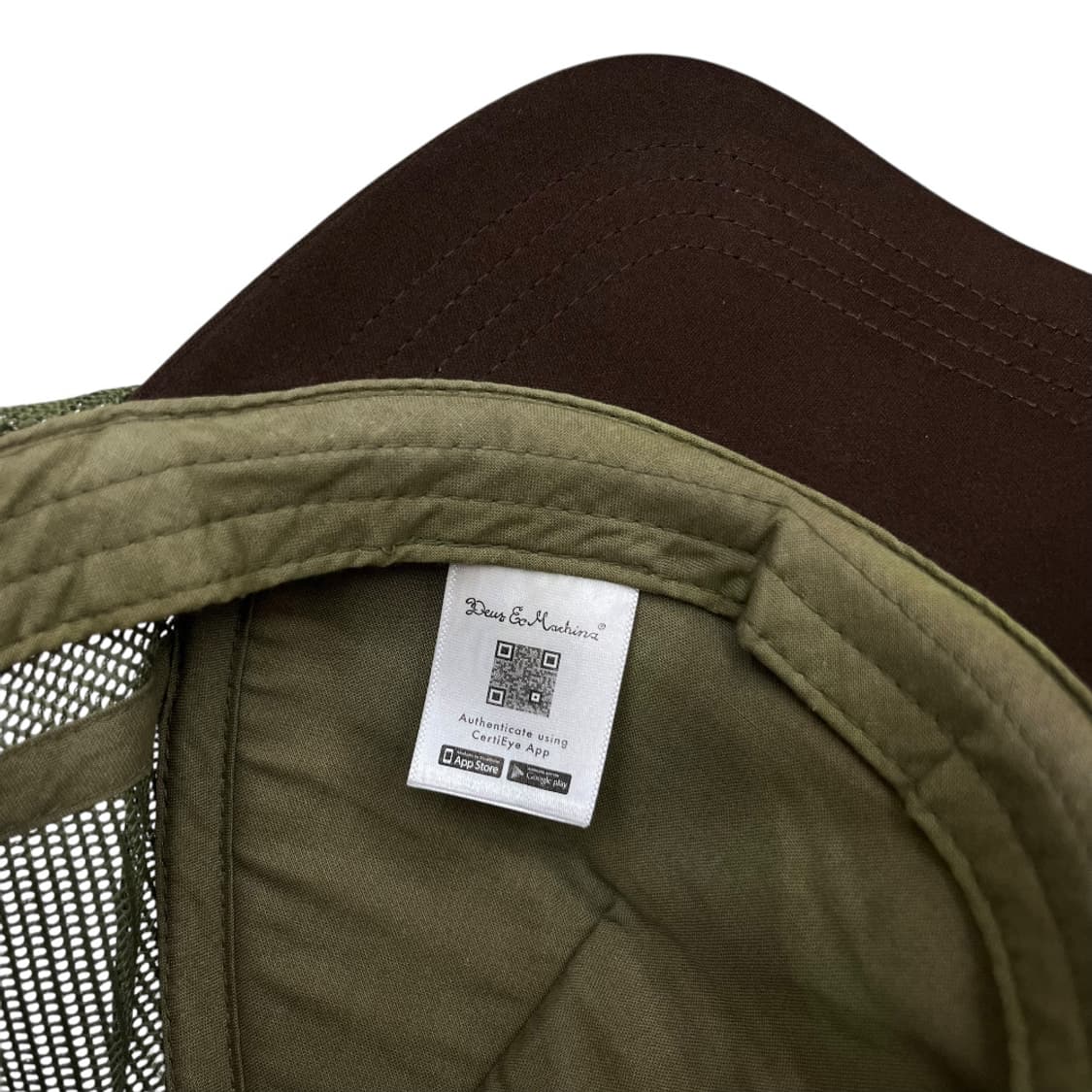 데우스 브라운배색 볼캡 상품이미지8