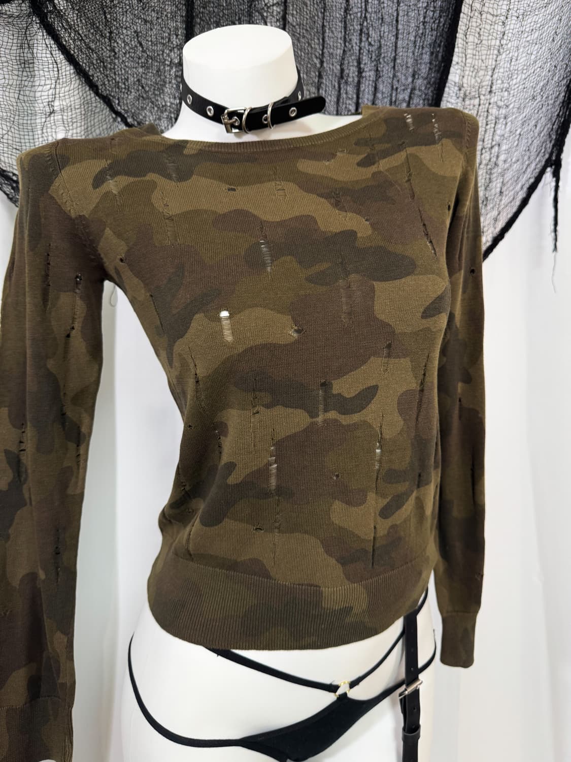 military damage knit 상품이미지2