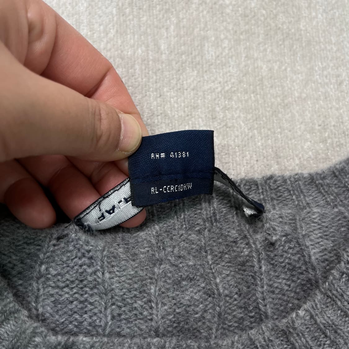 W 95 폴로랄프로렌 스포츠 램스울 꽈배기 니트 상품이미지3