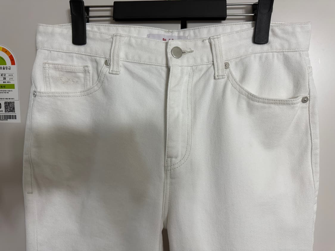 플랙 화이트진 m 사이즈 31 상품이미지4