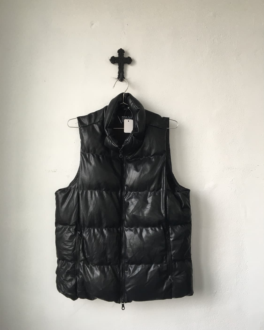 Moussy high neck padded vest 상품이미지2