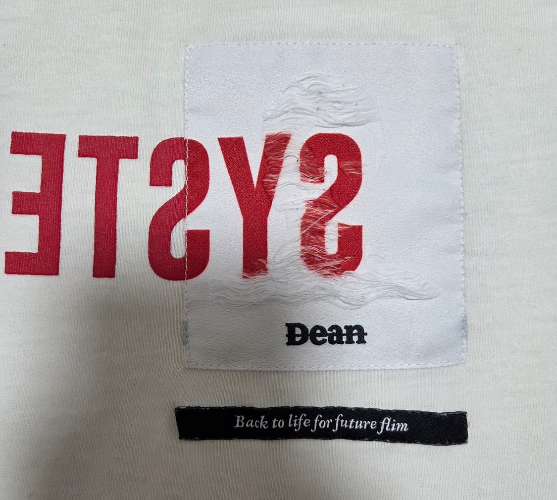 시스템옴므 DEAN 패치 반팔 티셔츠 상품이미지5