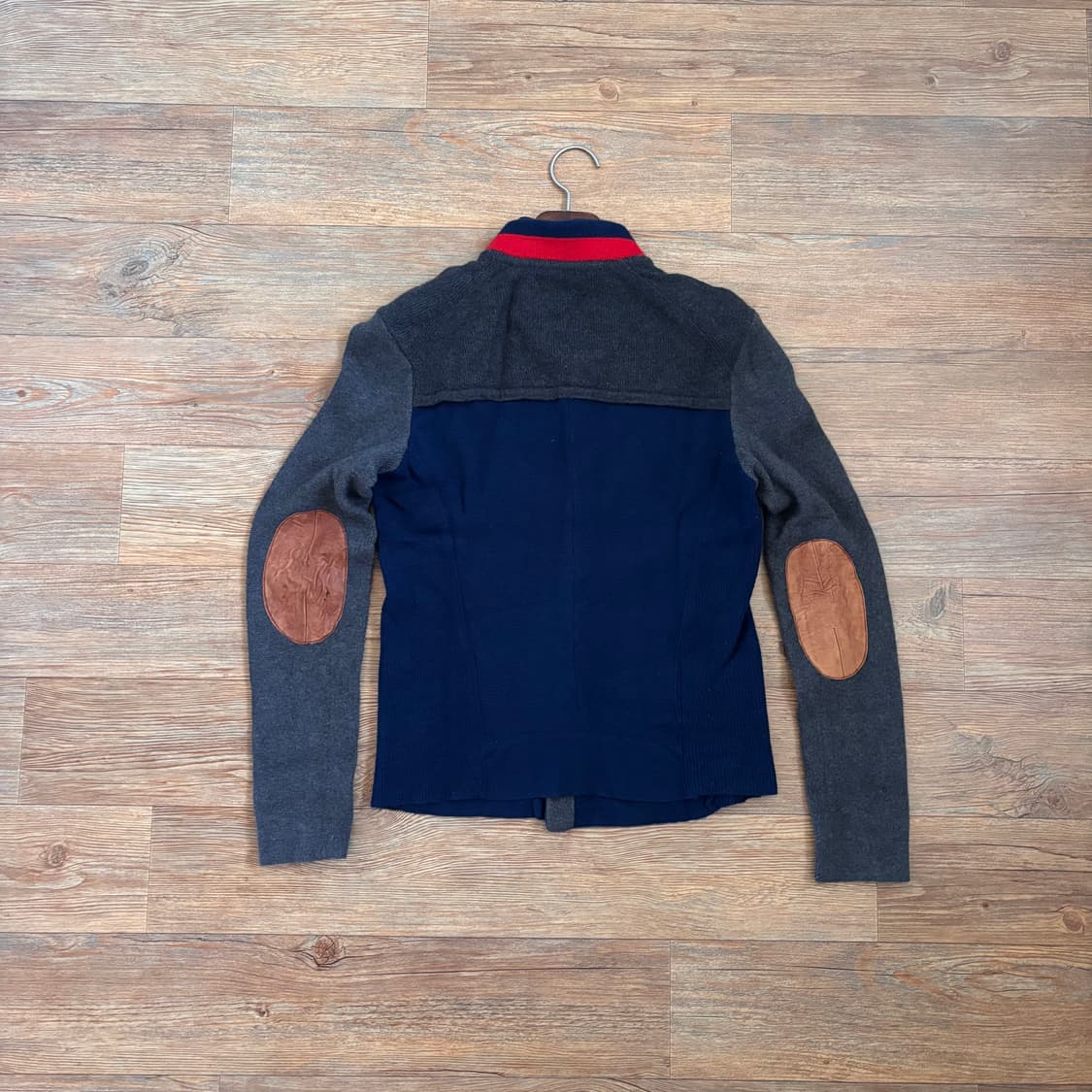 시스템 XS 슬림 울니트 가디건 점퍼 블루종 가성비  상품이미지2