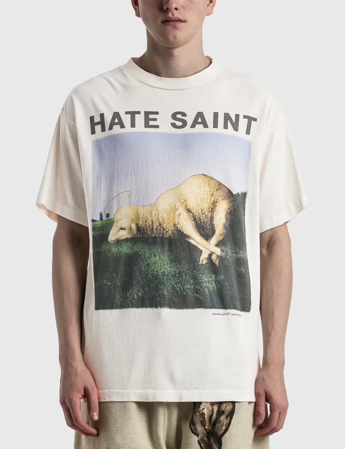 세인트 미카엘 헤이트 세인트 HATE SAINT반팔 티셔츠 L 상품이미지1