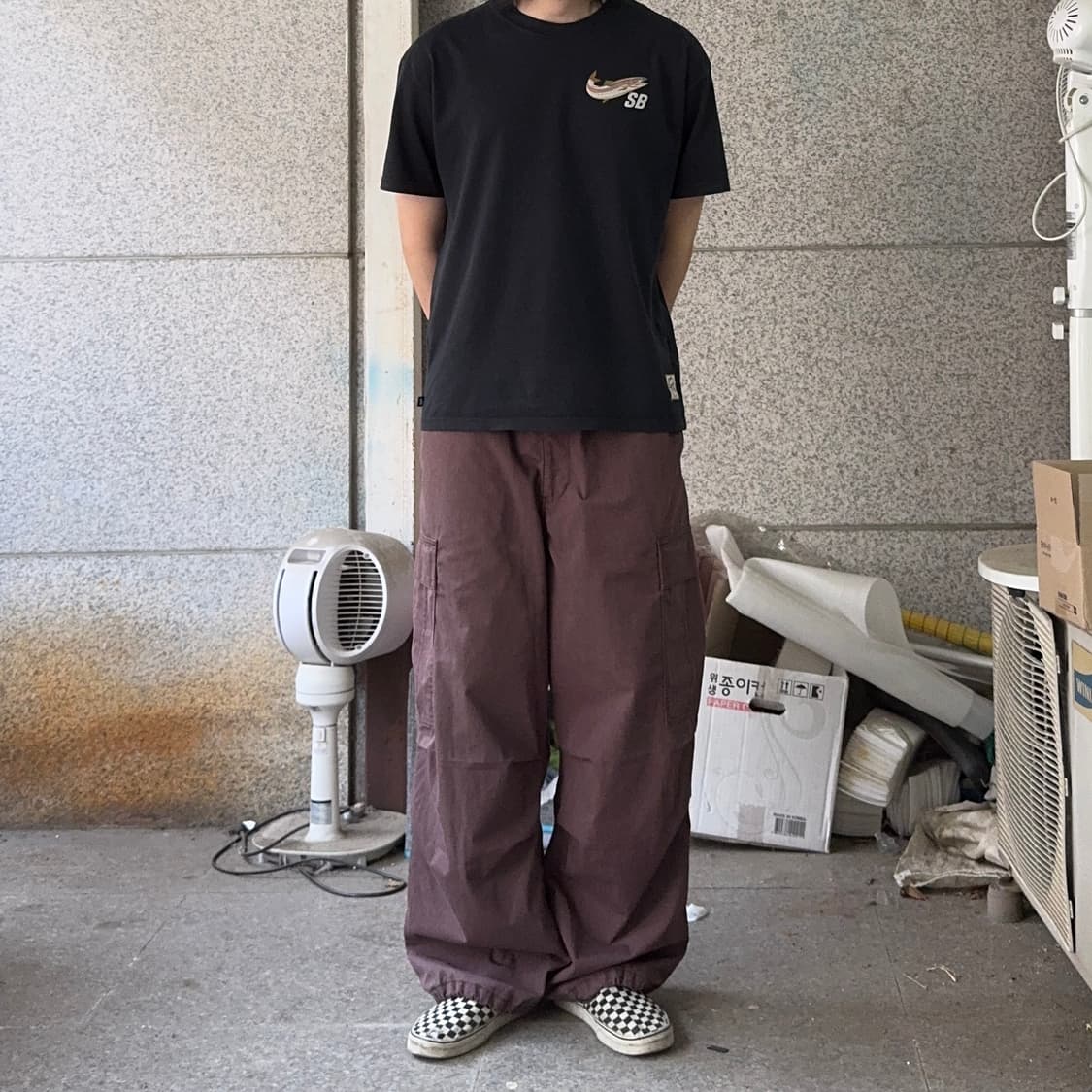 GU 슈퍼 와이드 카고 팬츠 상품이미지2