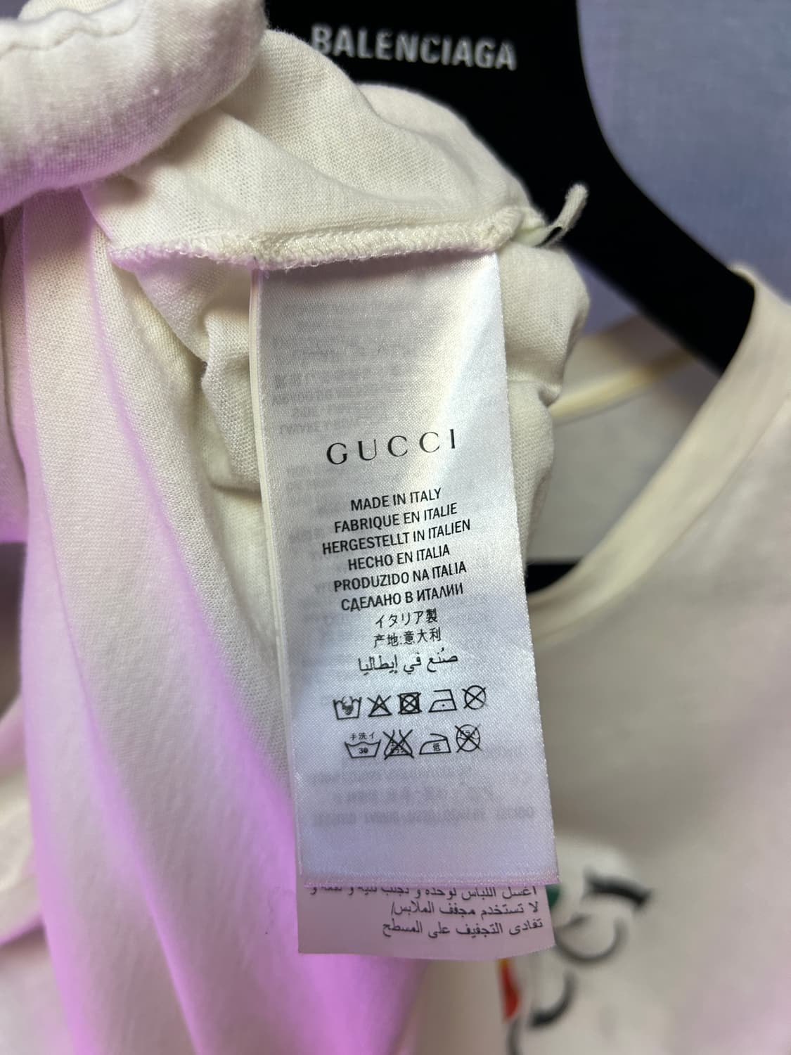 구찌 타이거 플라워 빈티지 로고 티 상품이미지7