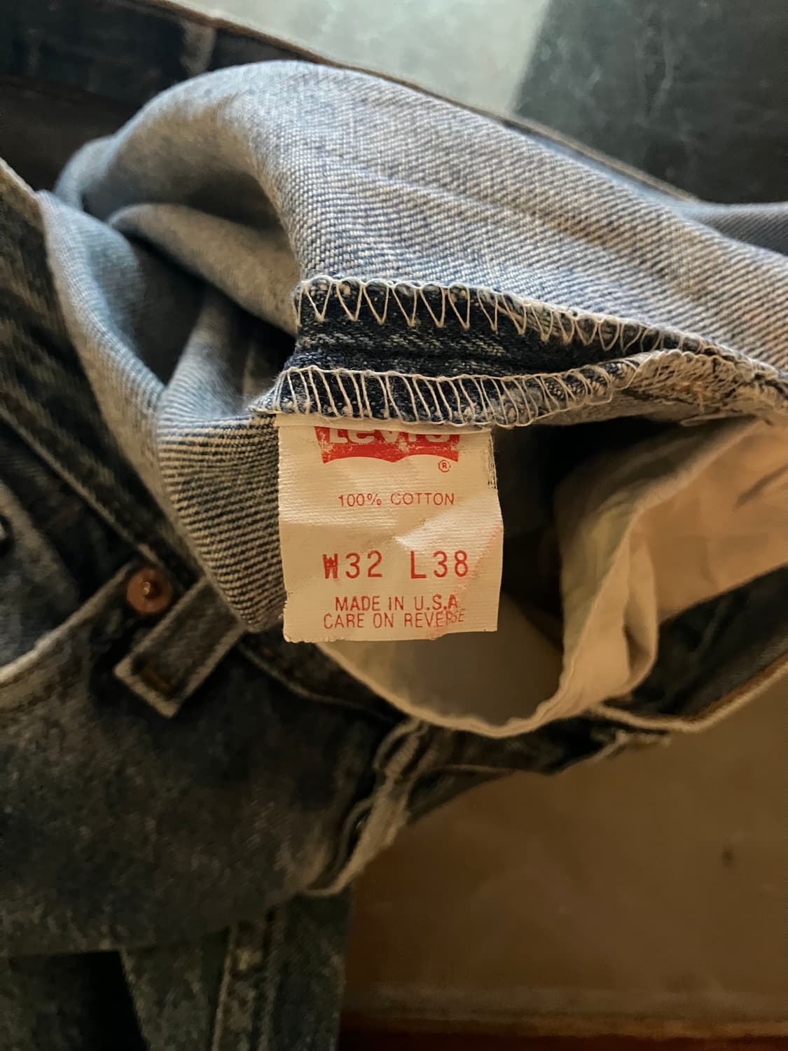 90s USA 빈티지 리바이스 501 데님 팬츠 상품이미지9