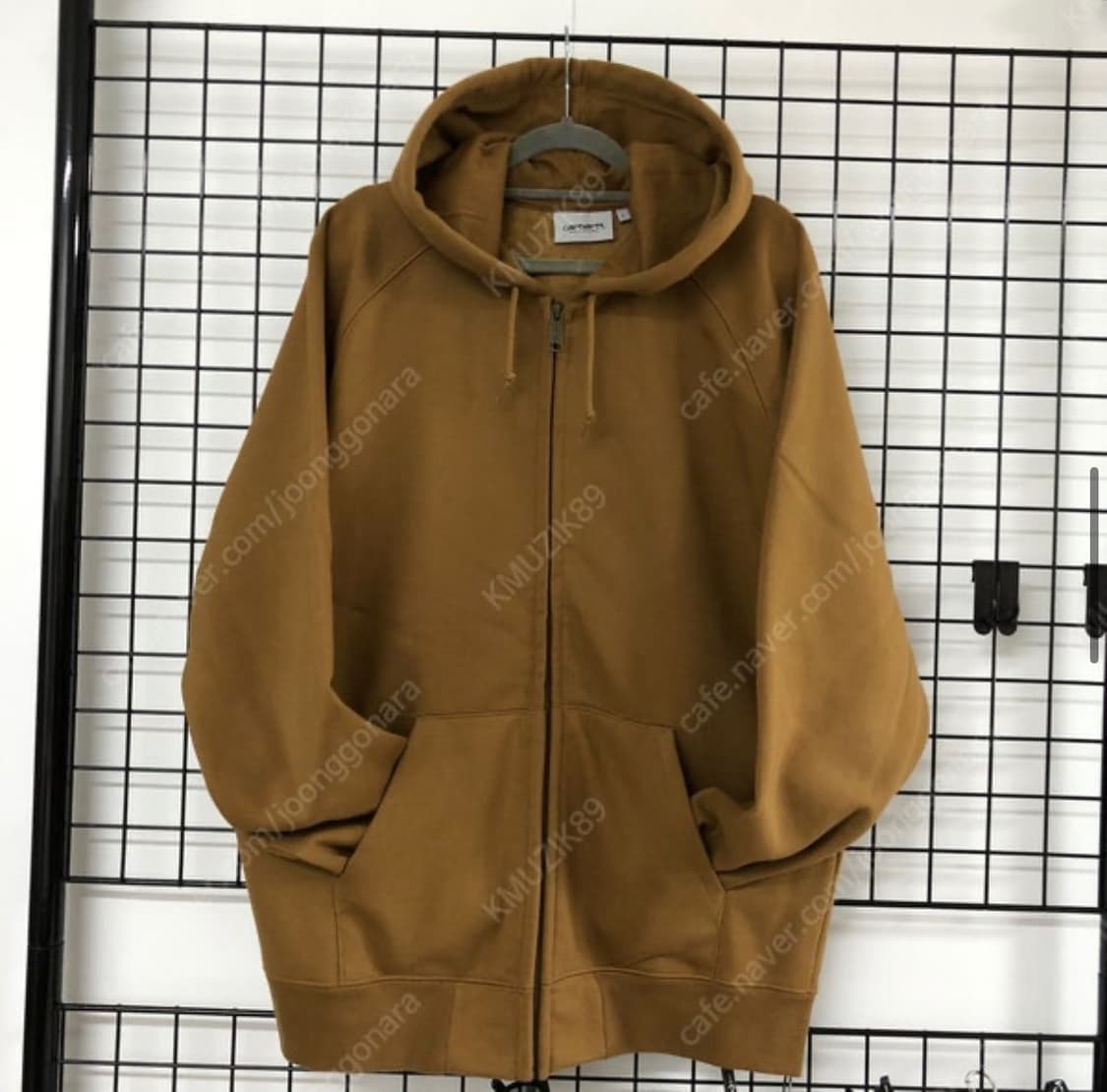 칼하트 후디드 체이스 자켓 후드집업 베이지 브라운 L 상품이미지6