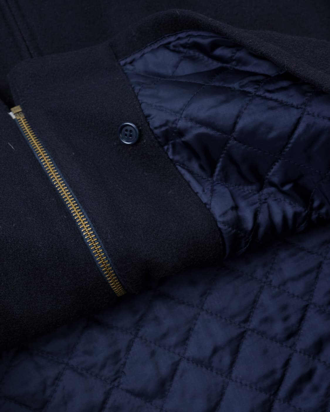 (M) 빈티지 폴로 울 블루종 자켓 상품이미지6