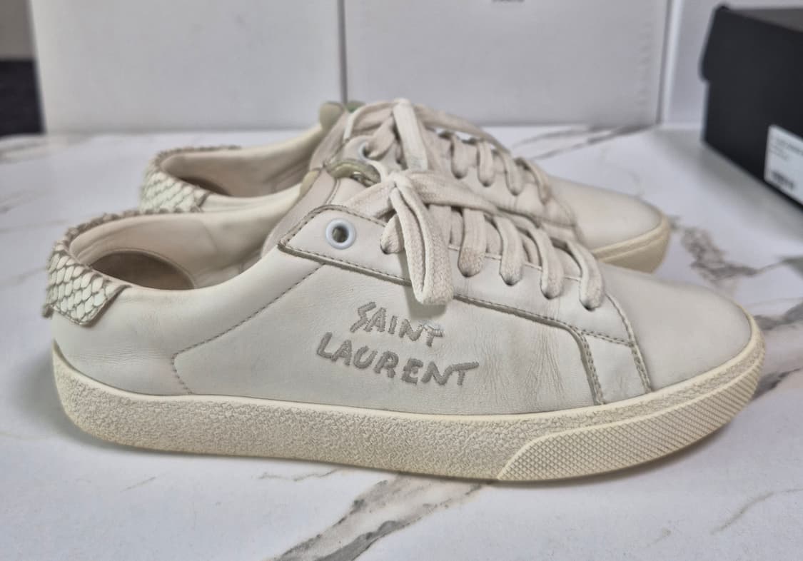 (정품) 생로랑 코트클래식 여성 스니커즈 36.5 상품이미지4