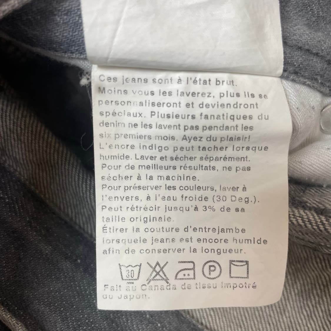 (28) 네이키드앤페이머스 그레이 3버튼 데님 상품이미지6