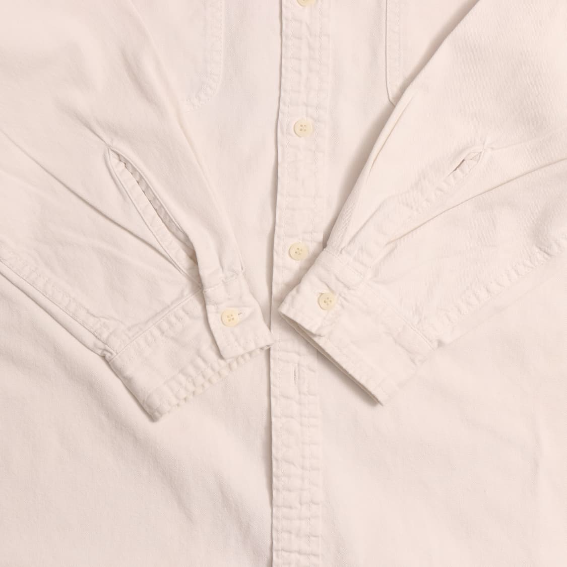 90's 리바이스 화이트 코튼셔츠 A1598 상품이미지5