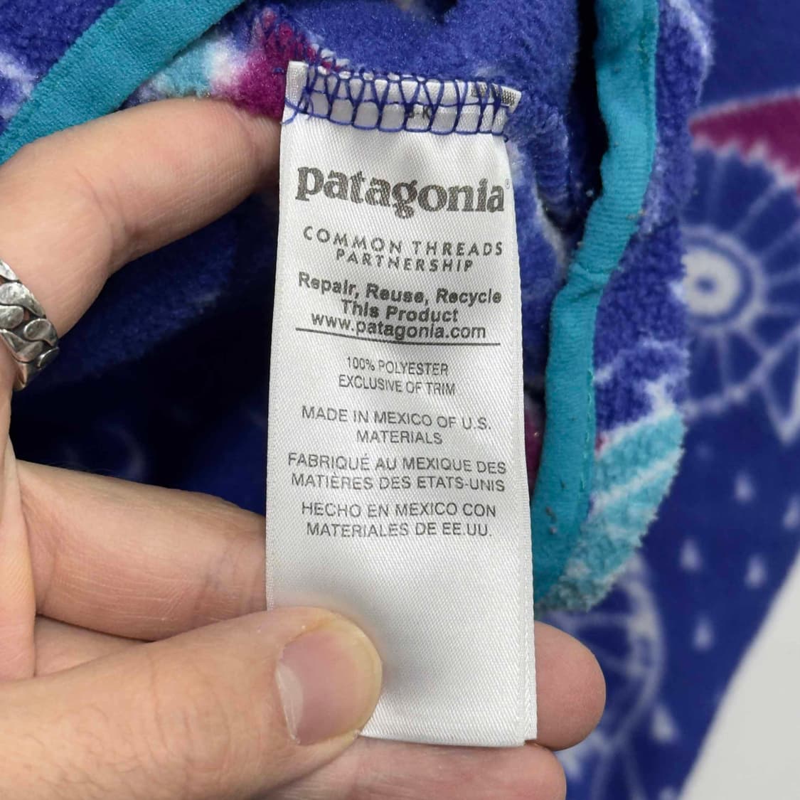 파타고니아 신칠라 달 올빼미 플리스 상품이미지5