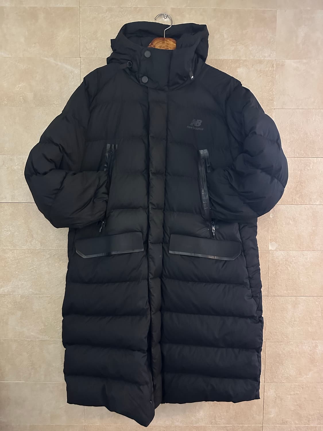 뉴발란스 롱패딩 블랙 100 (L) 상품이미지1