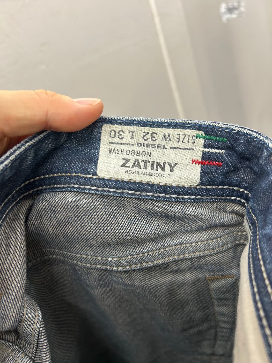 DIESEL 디젤 ZATINY 청바지 W32 L30 상품이미지8