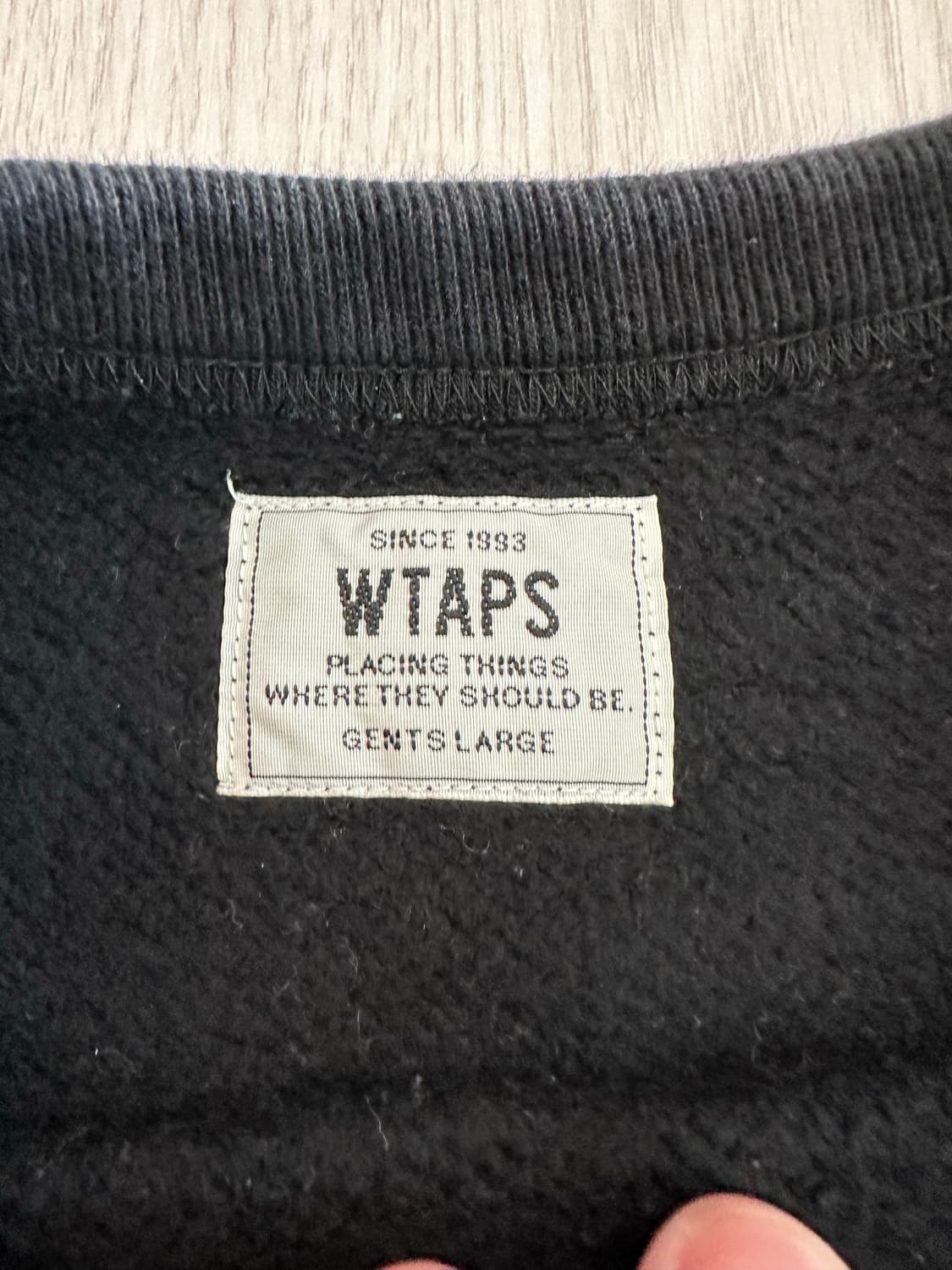 16 wtaps 더블탭스 디자인 스웻셔츠 맨투맨 뼈 그래픽 L 상품이미지3