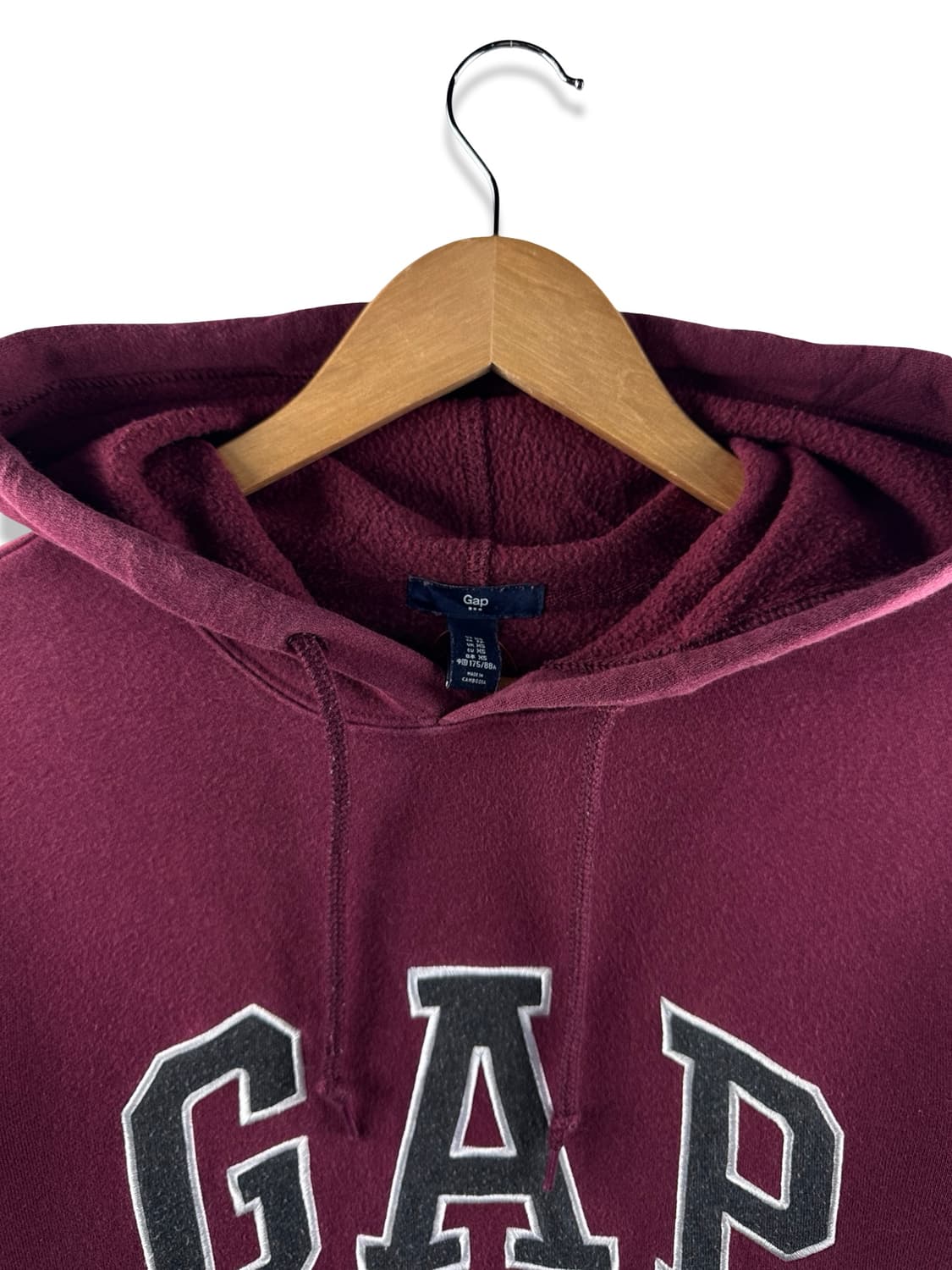 갭 버건디 블랙 후드티2199 상품이미지4