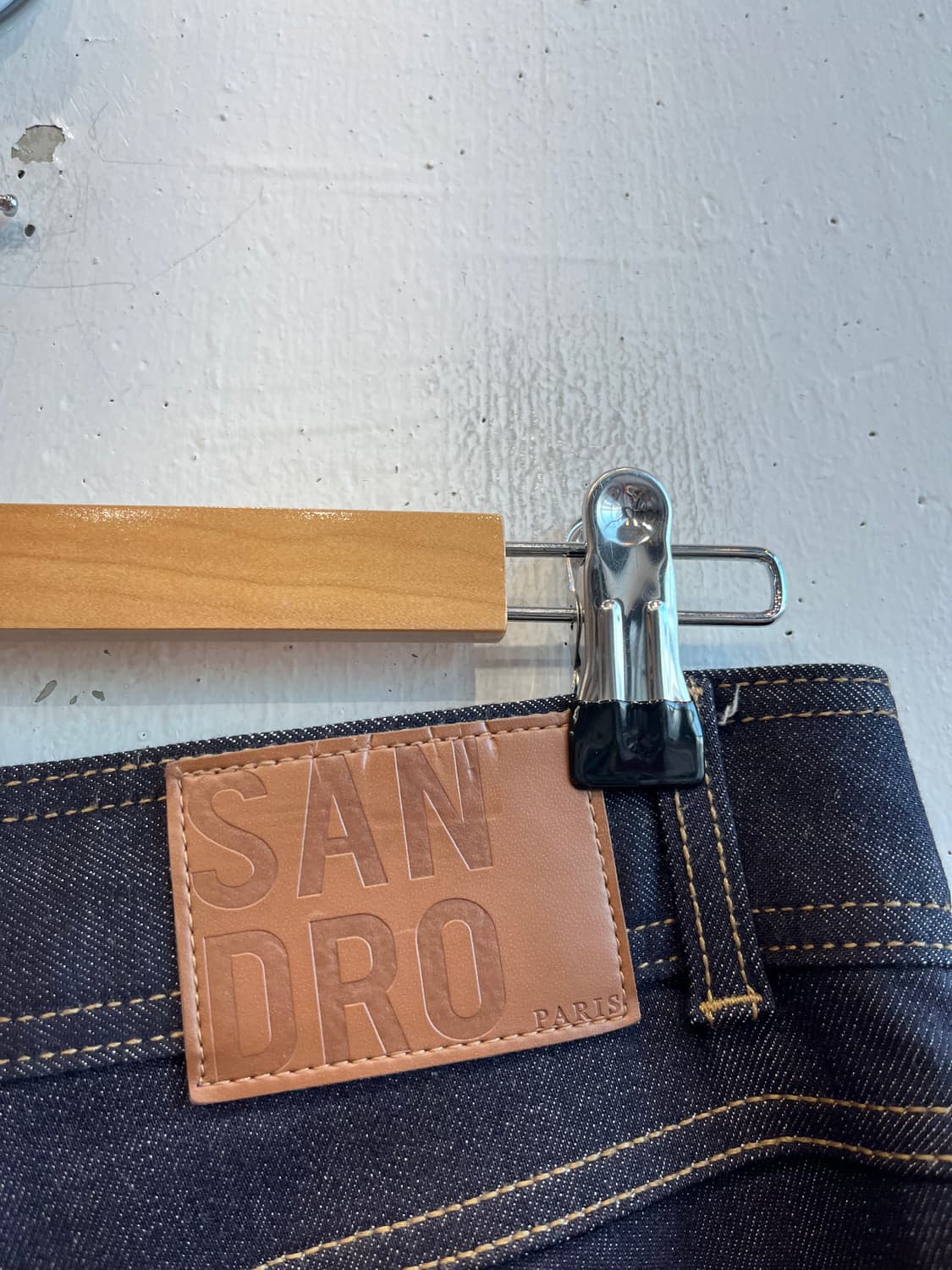 SANDRO 산드로 와이드 부츠컷 데님팬츠 우먼즈 상품이미지2