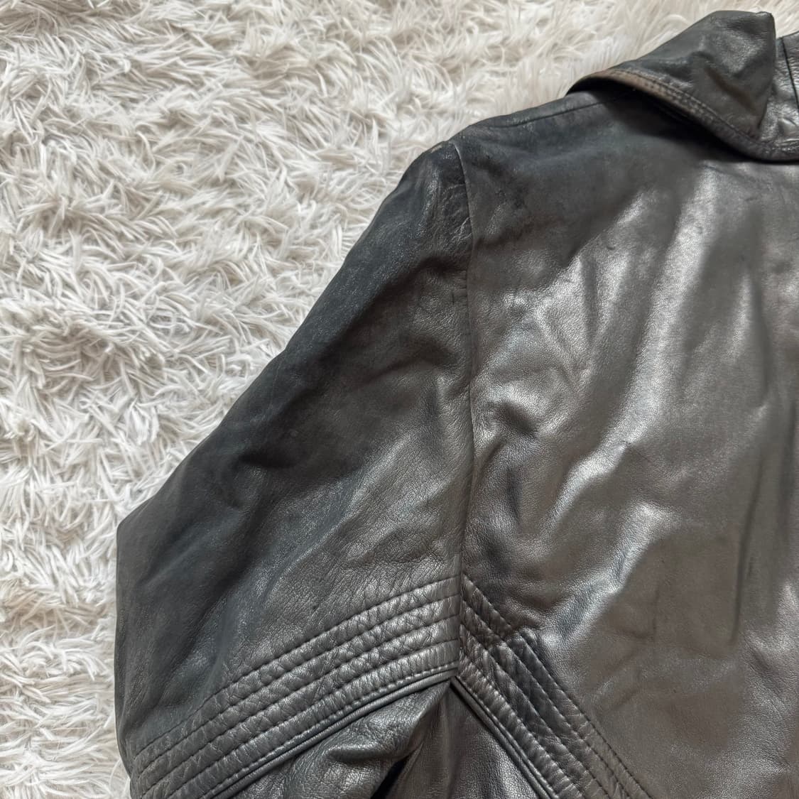 MIREILLE 일본빈티지 가죽 자켓 빈티지가죽자켓 xl 105 상품이미지4