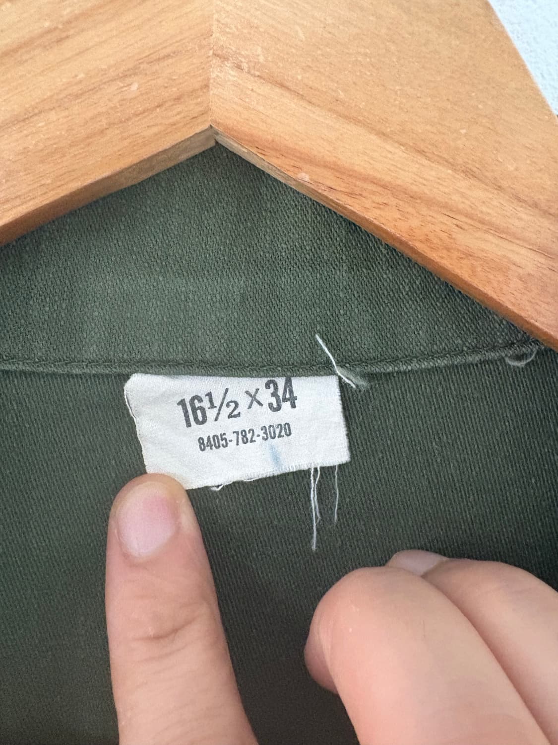 60's U.S Army og-107 Utility Shirt. 상품이미지2