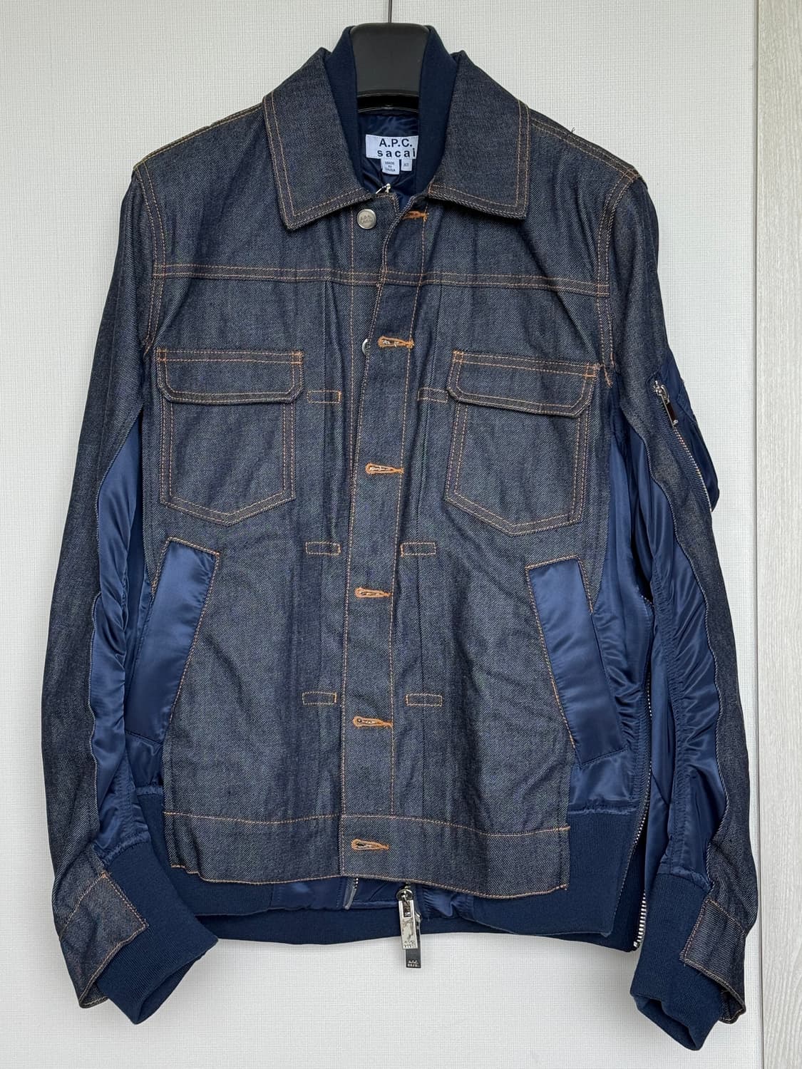 apc 사카이 콜라보 자켓 새제품 apc x sacai 상품이미지1