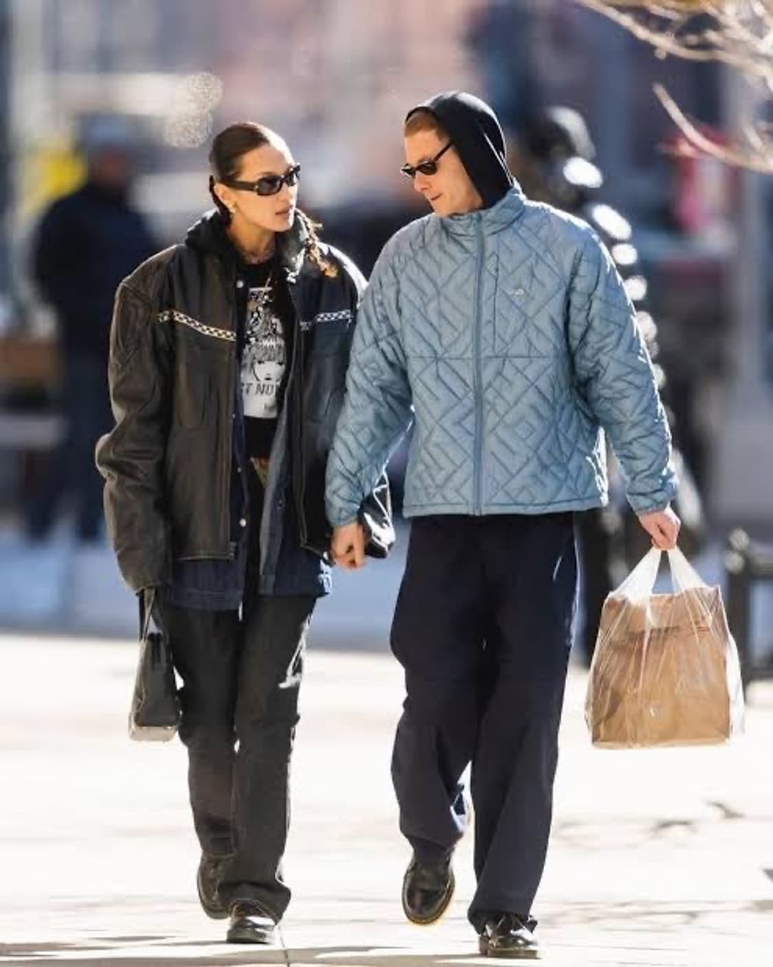 슈프림 스펠아웃 라이트웨이트 다운 xl 블루 퀼티드 상품이미지2