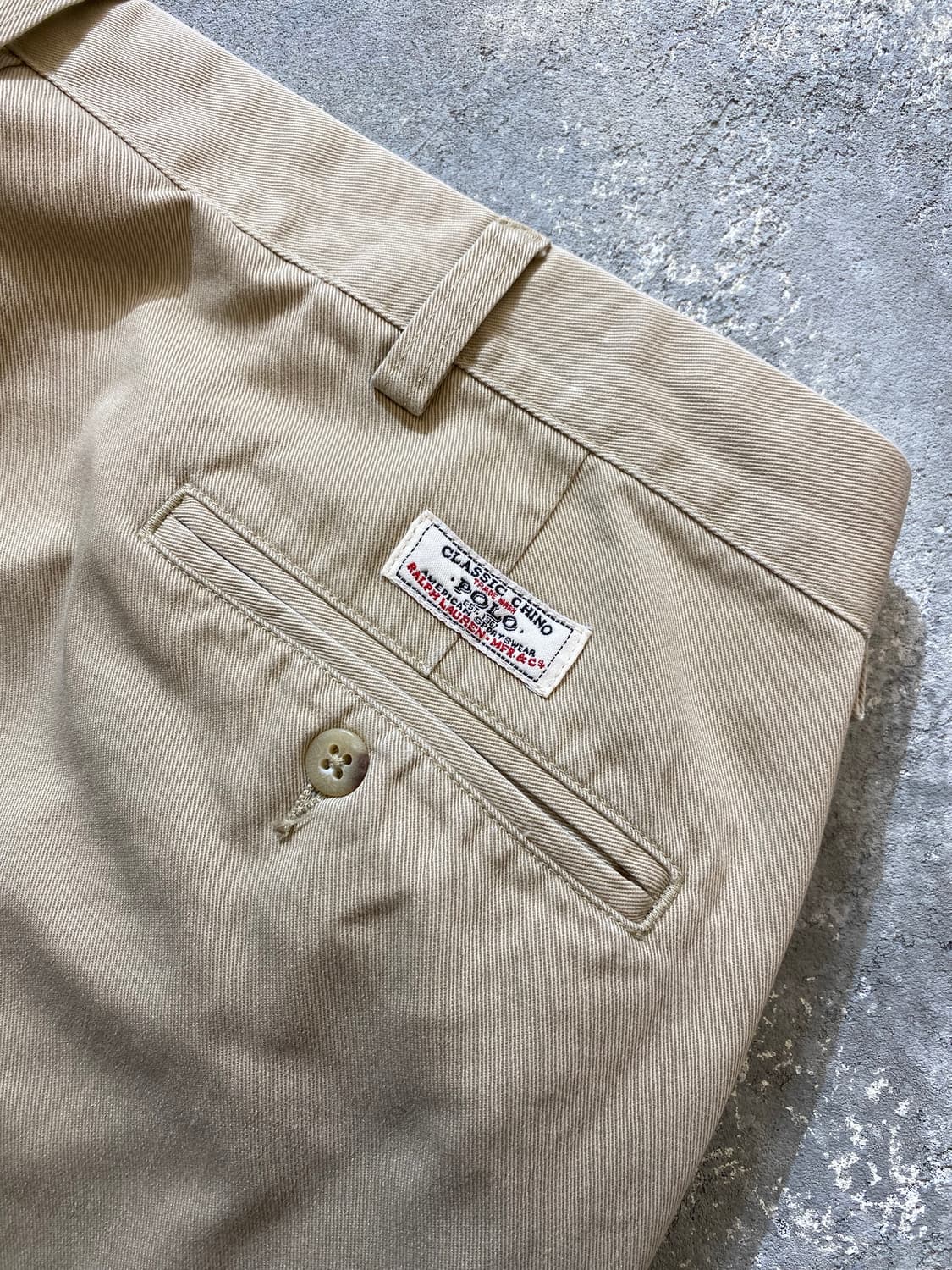 [37-38] 90-00s Polo 폴로 랄프로렌 베이지 앤드류 치노팬츠 상품이미지7