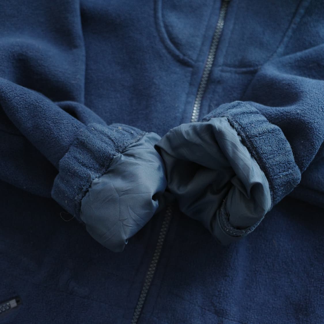 90s 컬럼비아 딥네이비 플리스 집업 재킷 상품이미지6