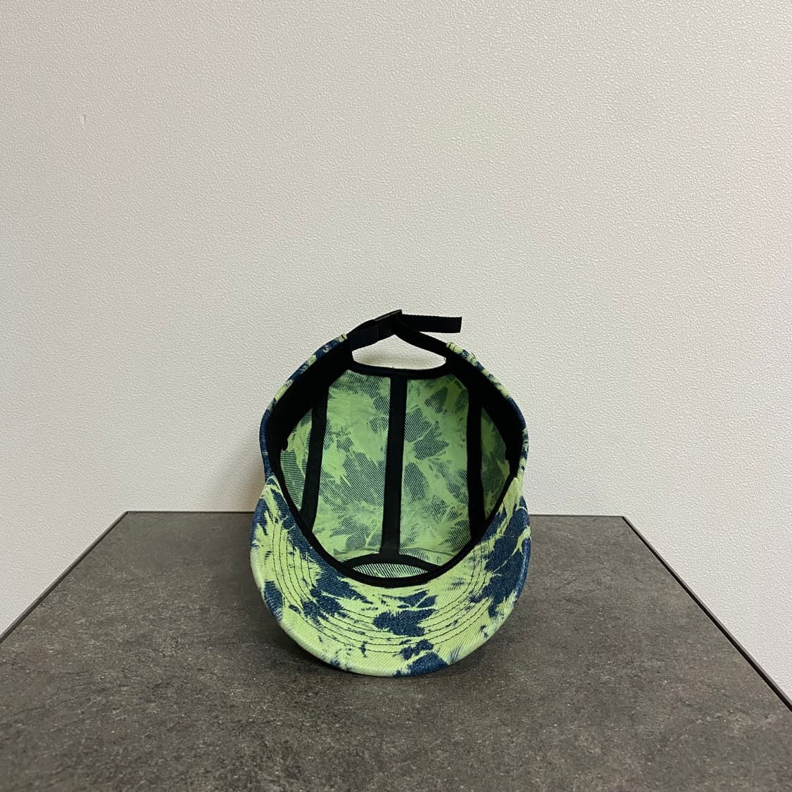 슈프림 22fw 데님 다이드 그린 박스로고 캠프캡 모자 상품이미지5