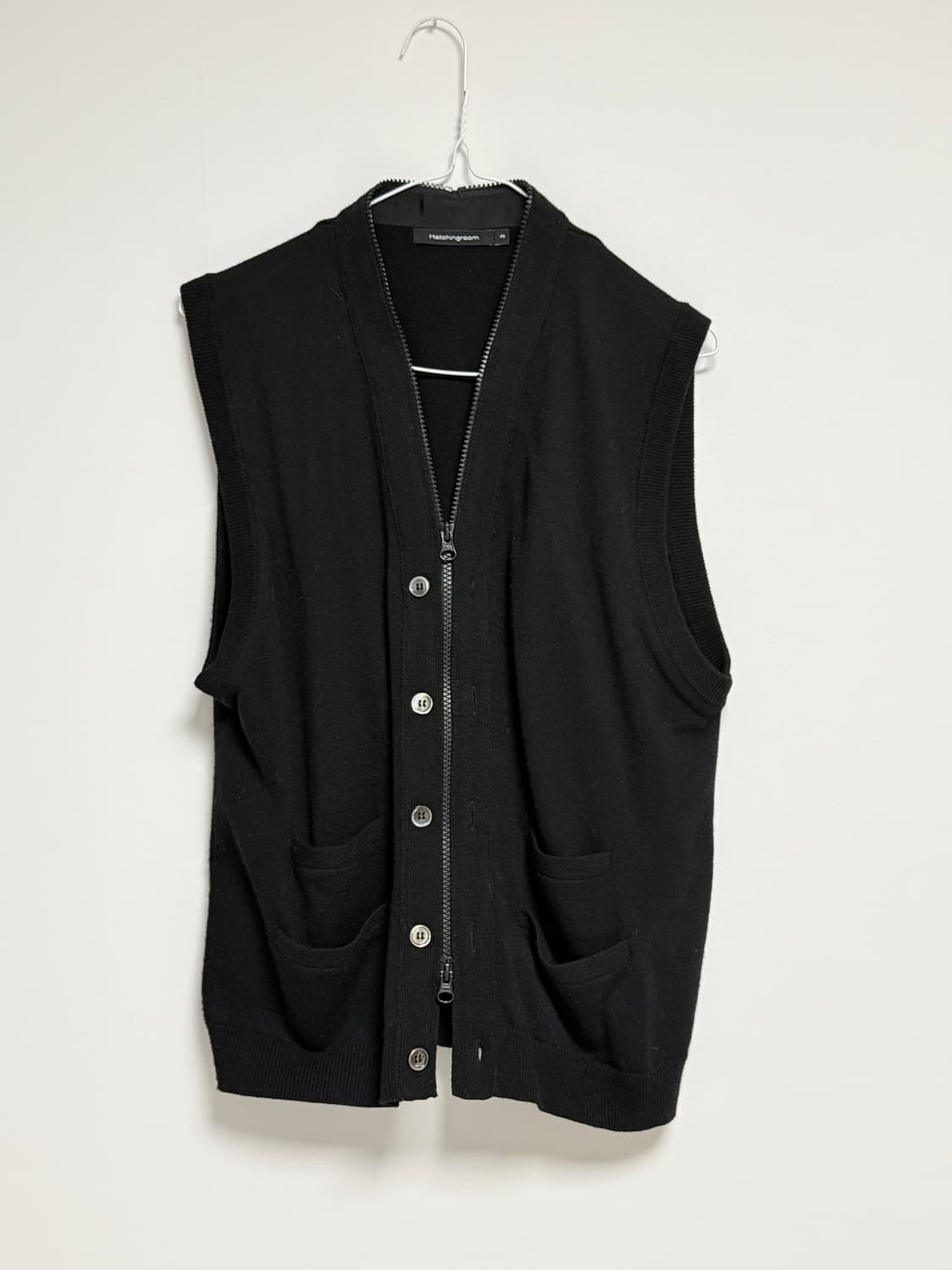 해칭룸 풀 집 니트베스트 3 상품이미지4