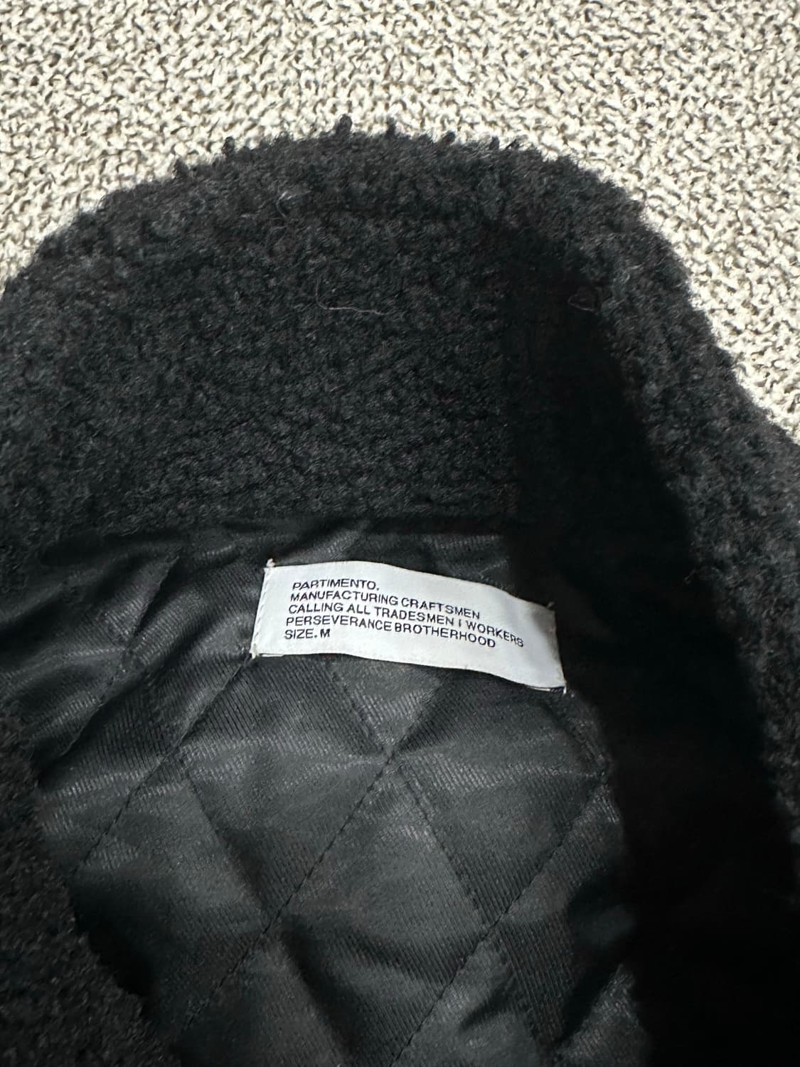 Partimento 후리스 블루종 상품이미지3