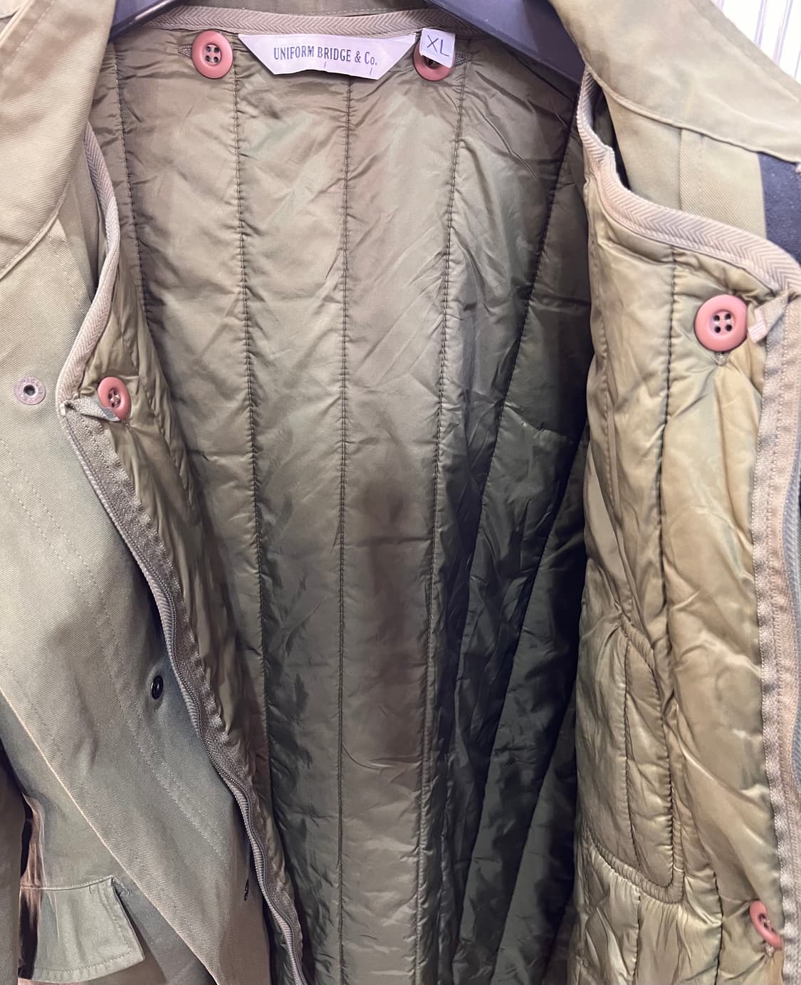 유니폼 브릿지 야상 자켓 카키 XL 상품이미지6