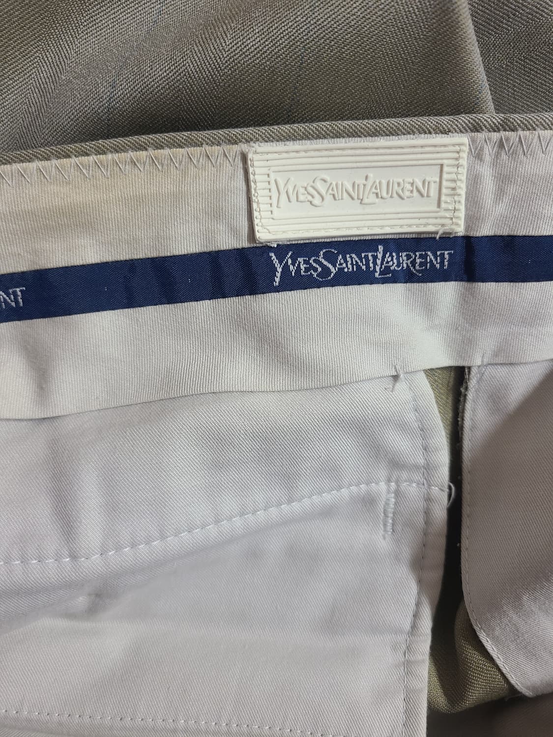 입생로랑 핀턱 슬랙스 정장 바지(32-33) 상품이미지5