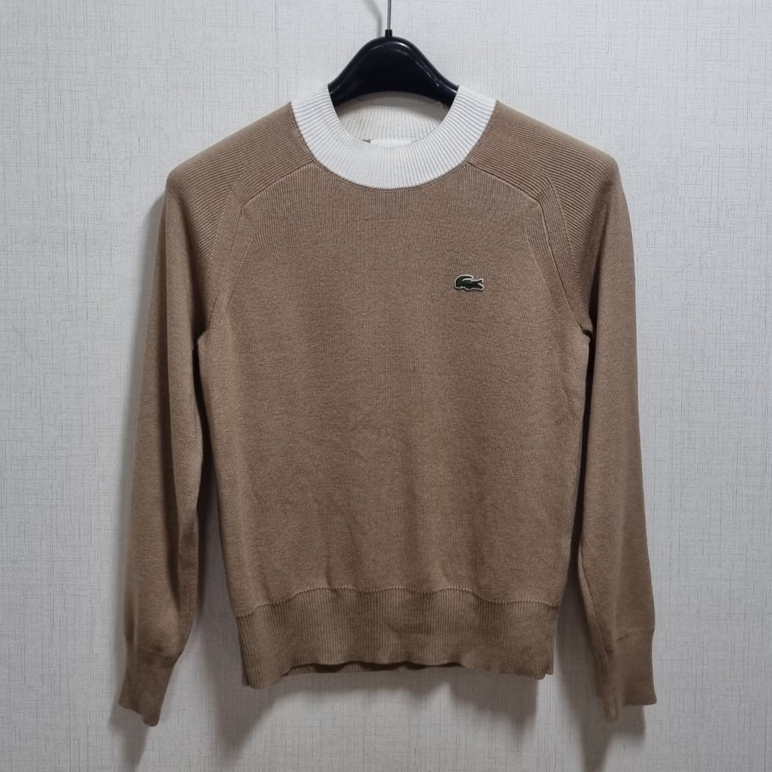 라코스테 브라운 니트 긴팔티 상품이미지1