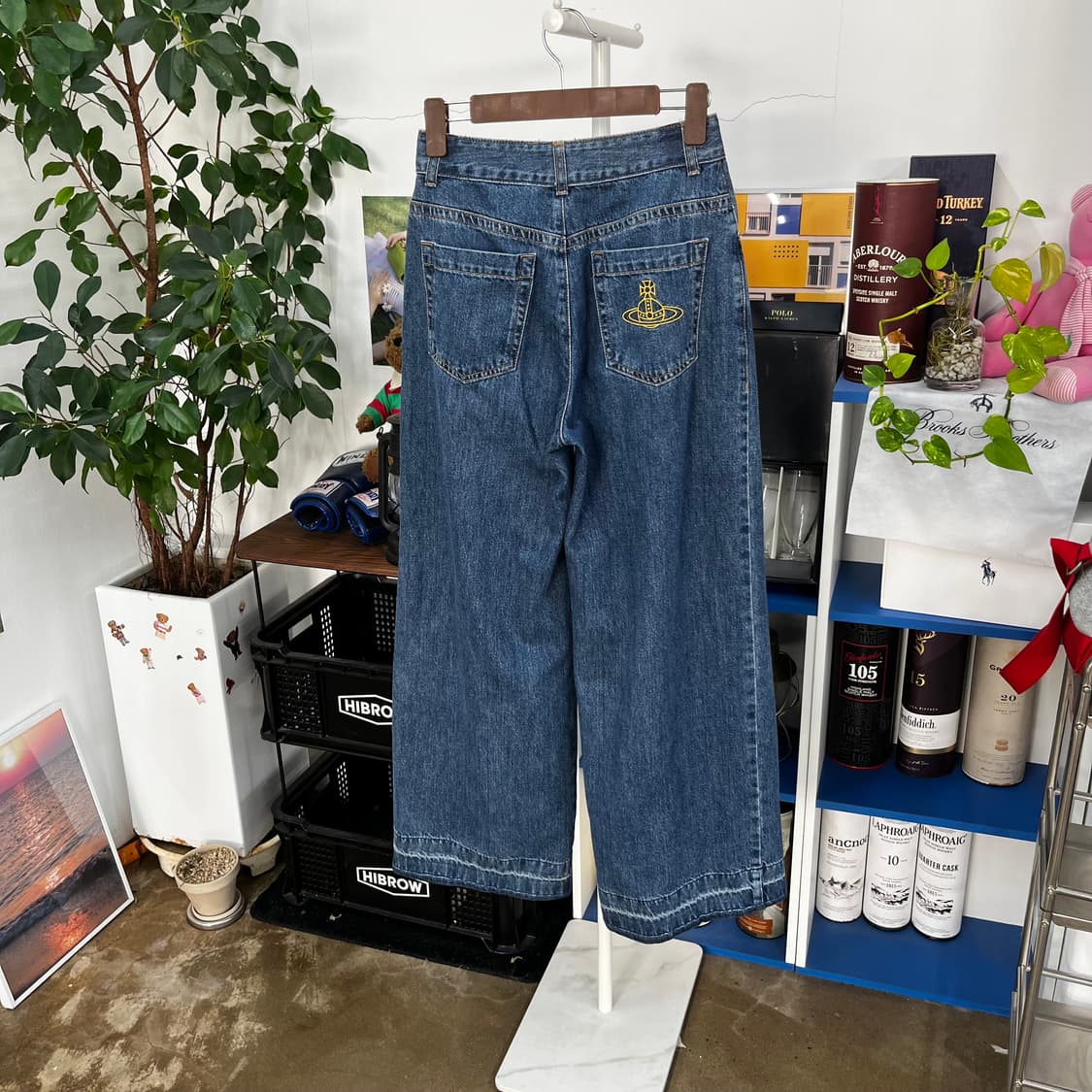 비비안웨스트우드 와이드 데님팬츠 38 상품이미지1