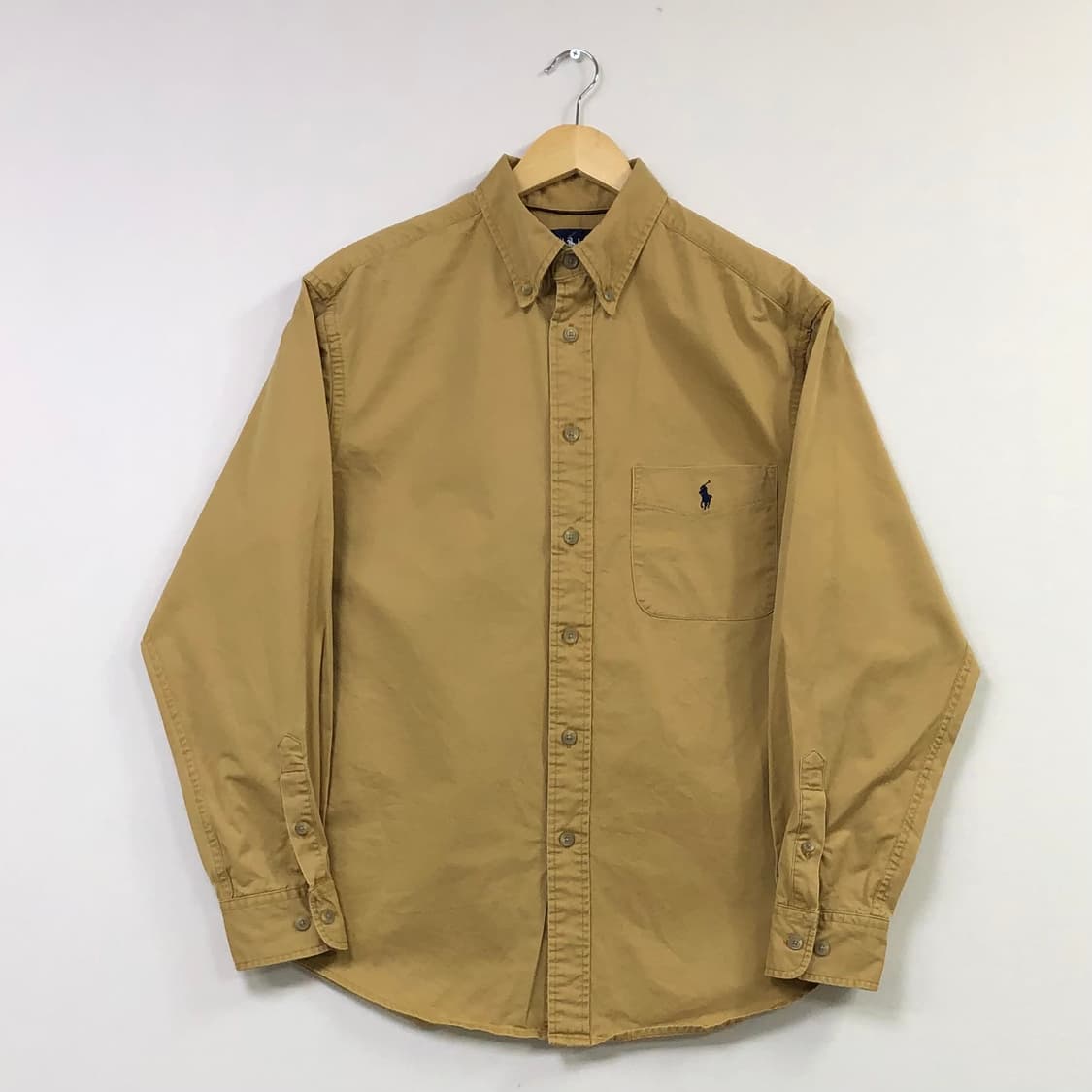 L 폴로 솔리드코튼 셔츠 상품이미지2