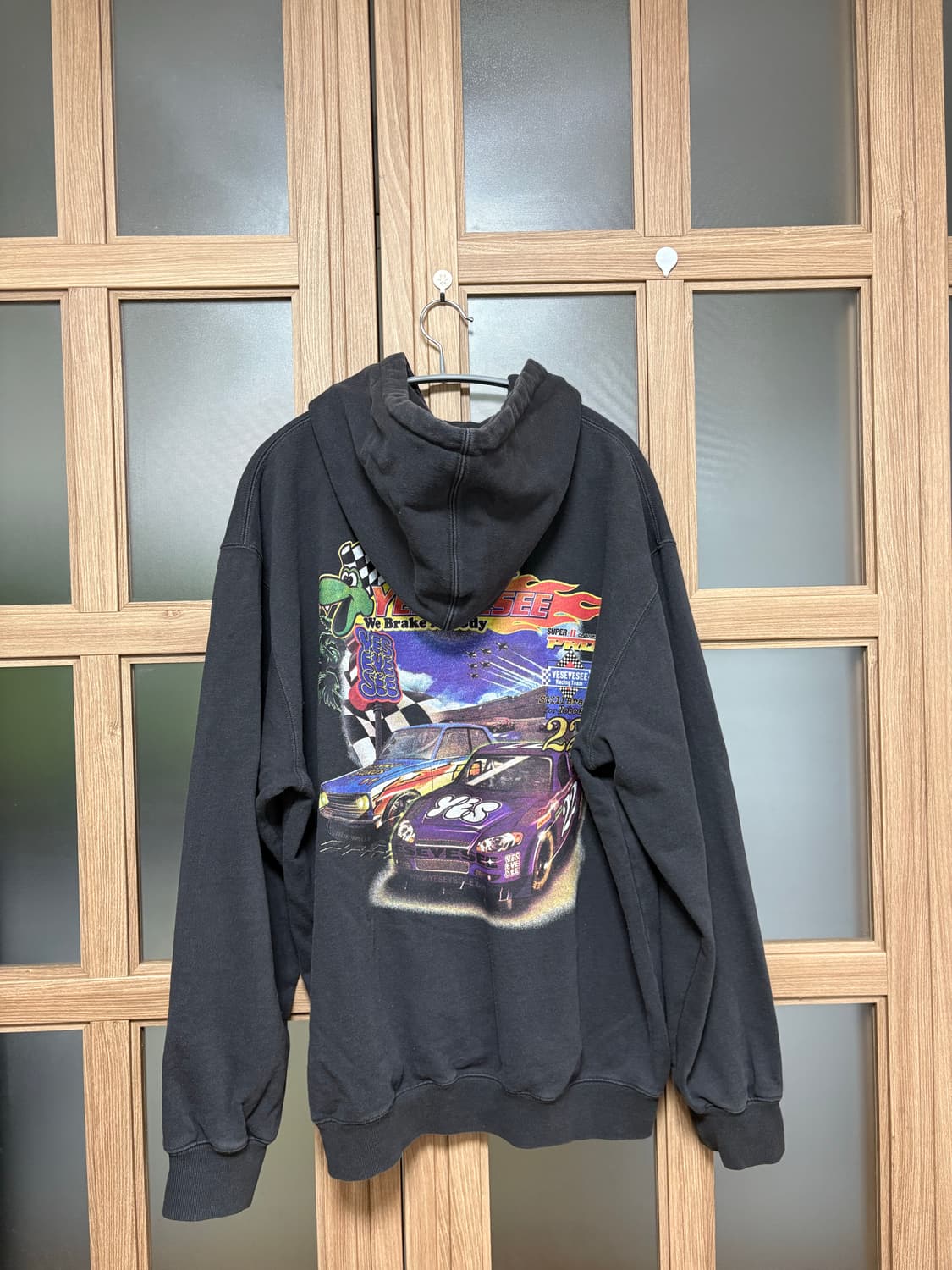 예스아이씨 후드티 Racing 22 hoodie Gun Metal 상품이미지3