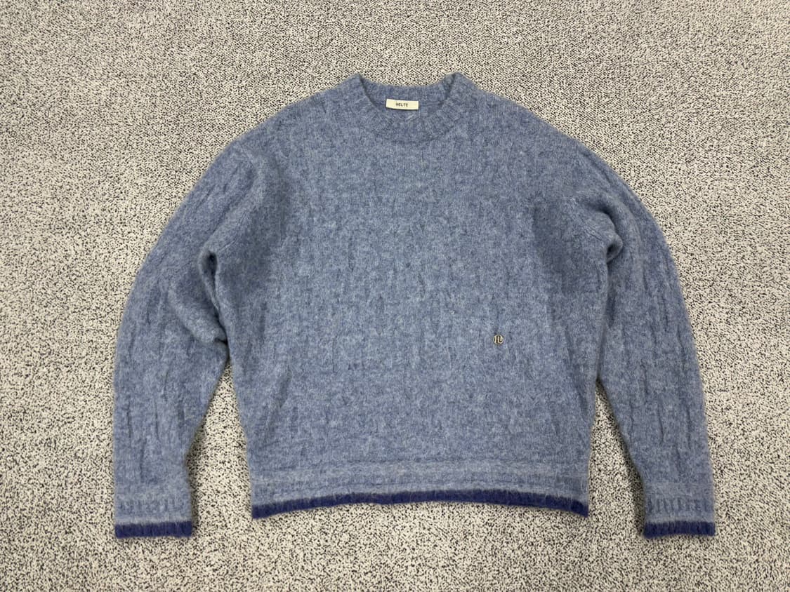 호이테 모헤어혼방 니트 상품이미지1