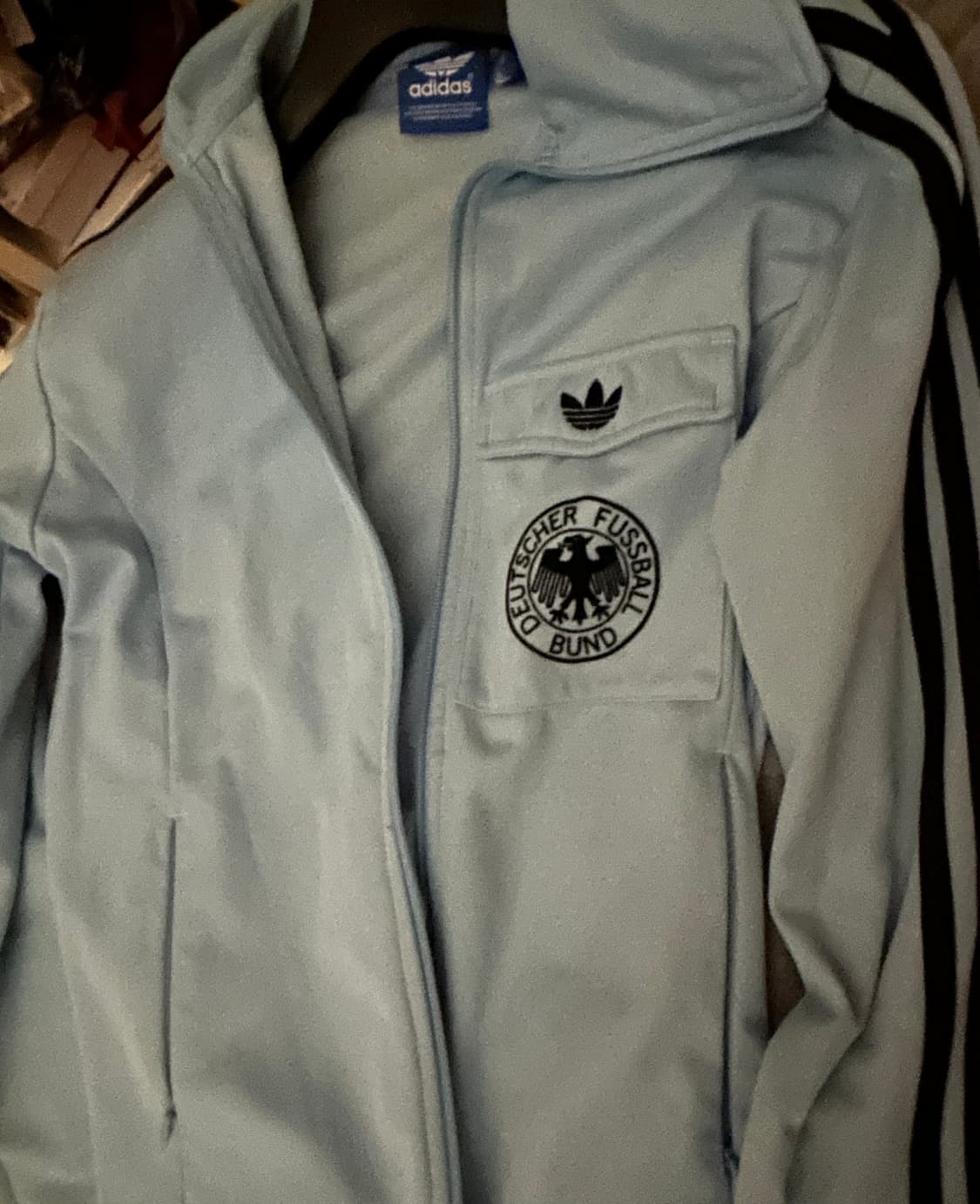 아디다스 독일 스카이블루 져지 상품이미지2