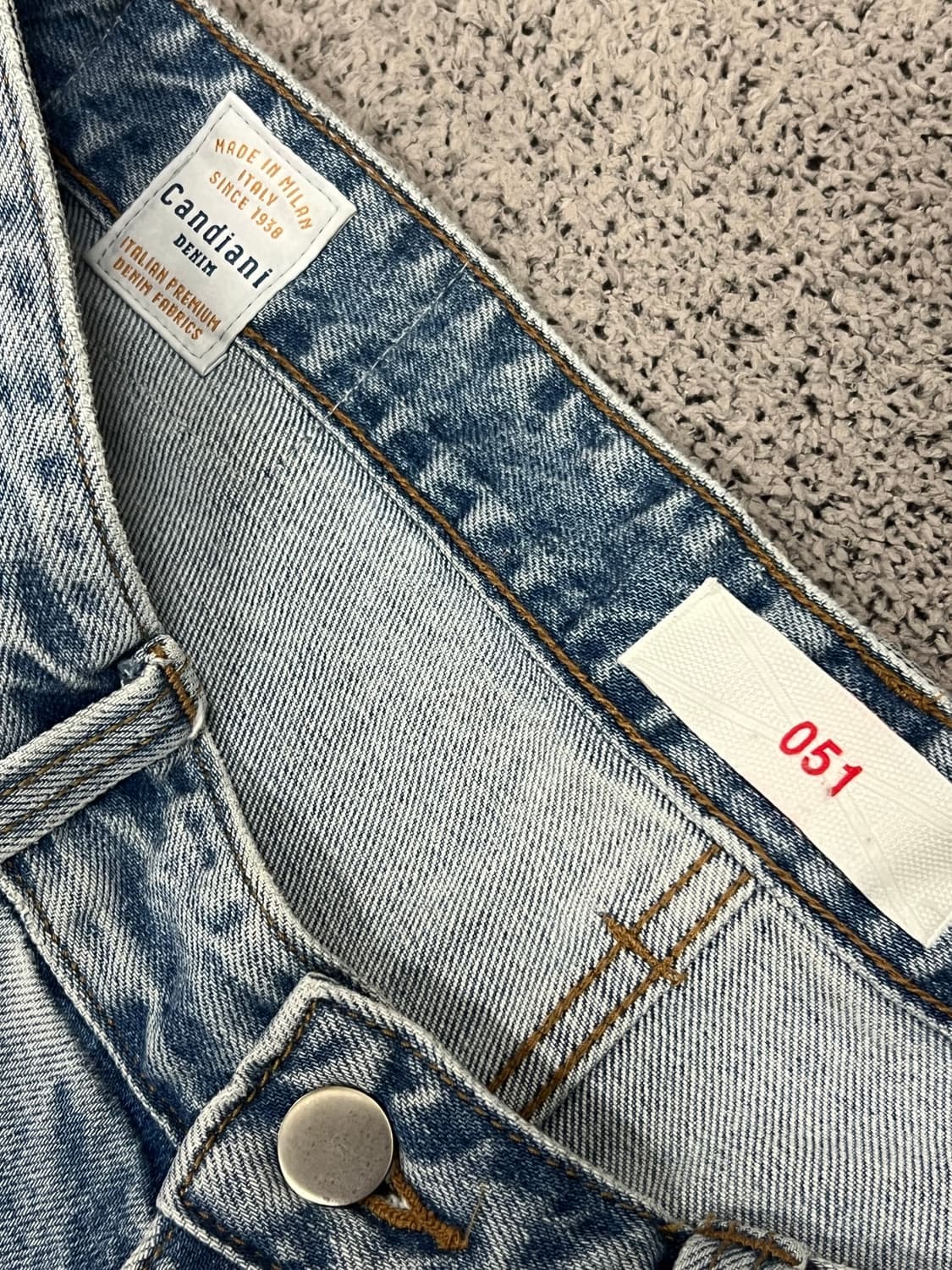 (32) 플랙 051 연청 데님 팬츠 상품이미지4