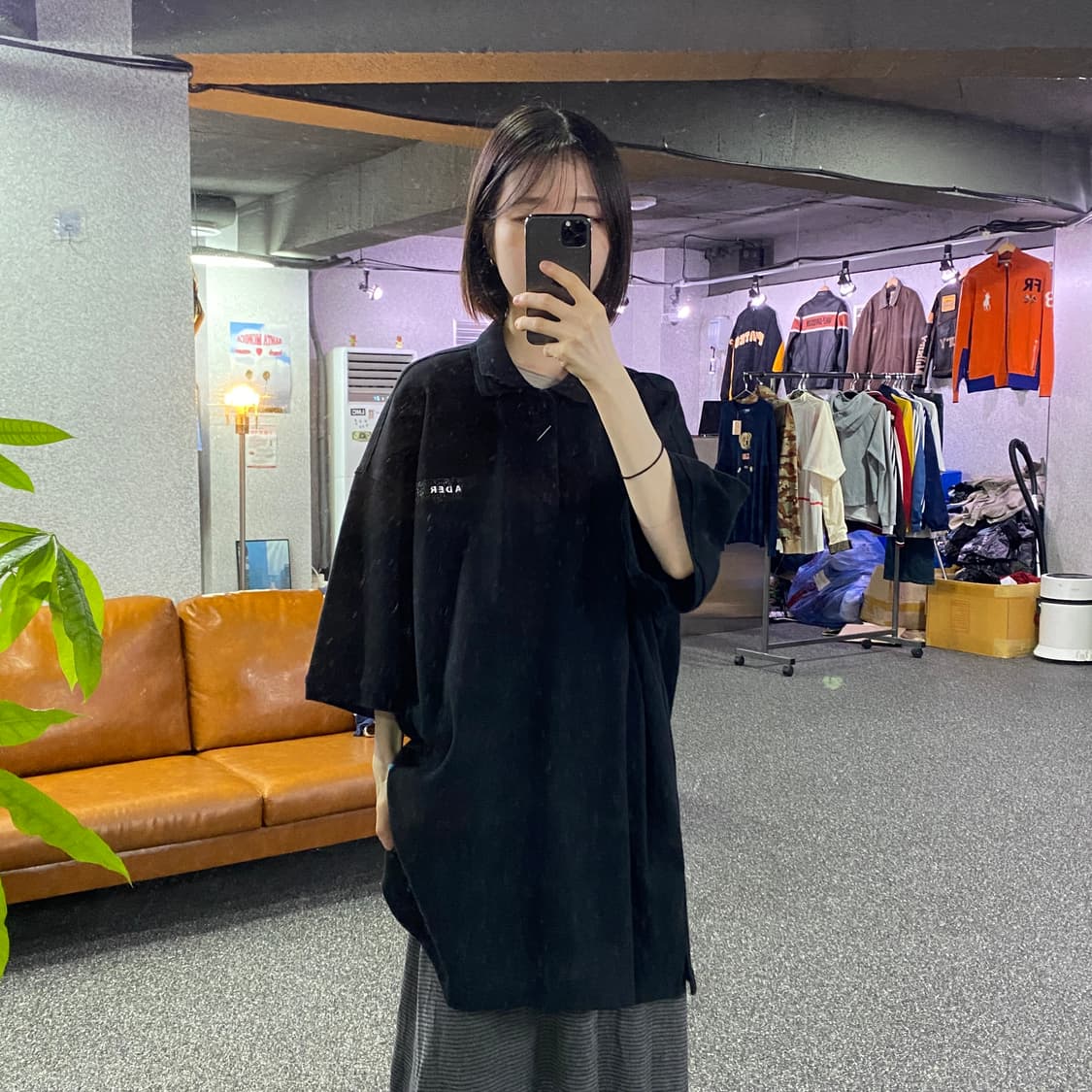 아더에러 덕테이프 로고 폴로 셔츠 B5091 상품이미지1