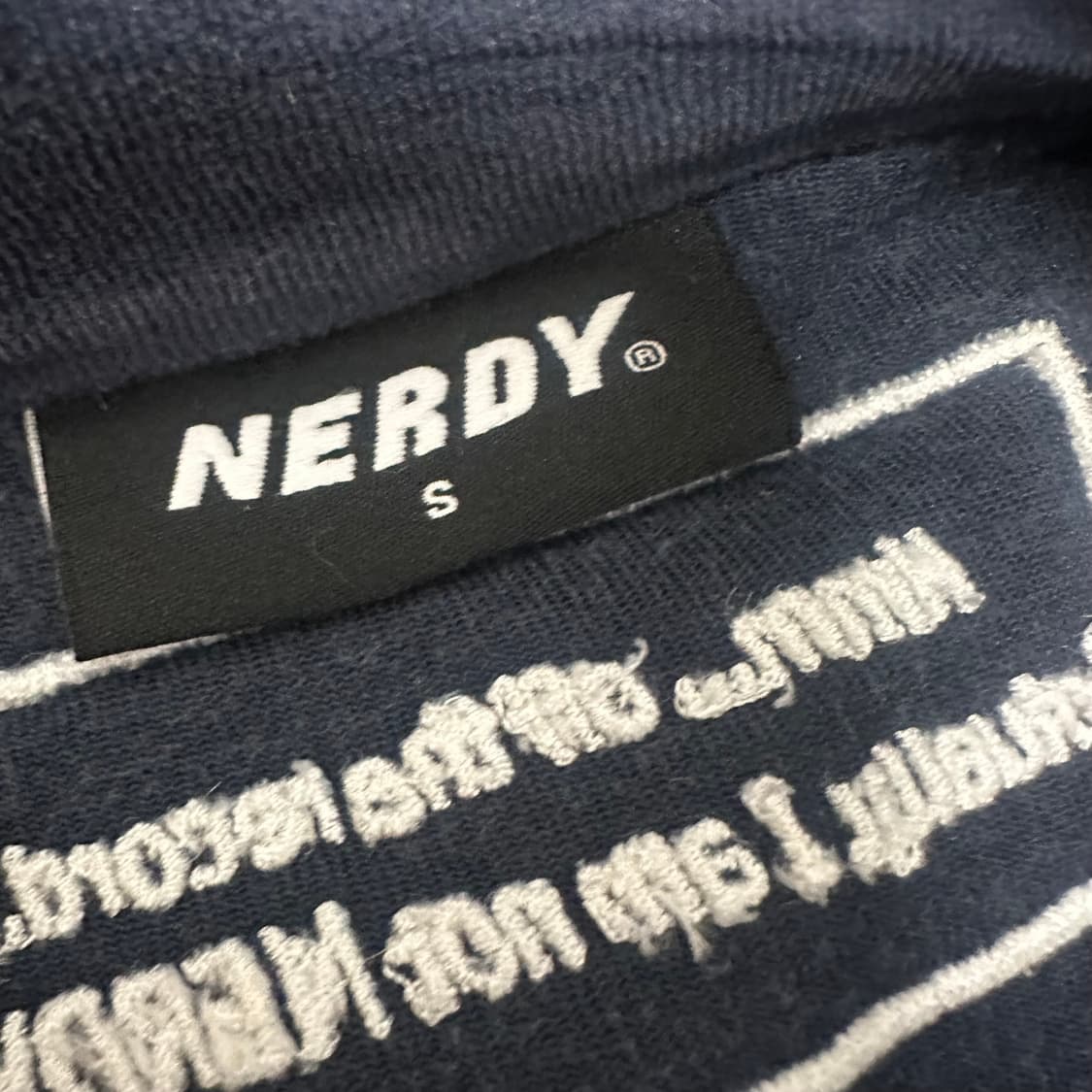 NERDY 널디 벨벳 트랙탑 집업 S 상품이미지7