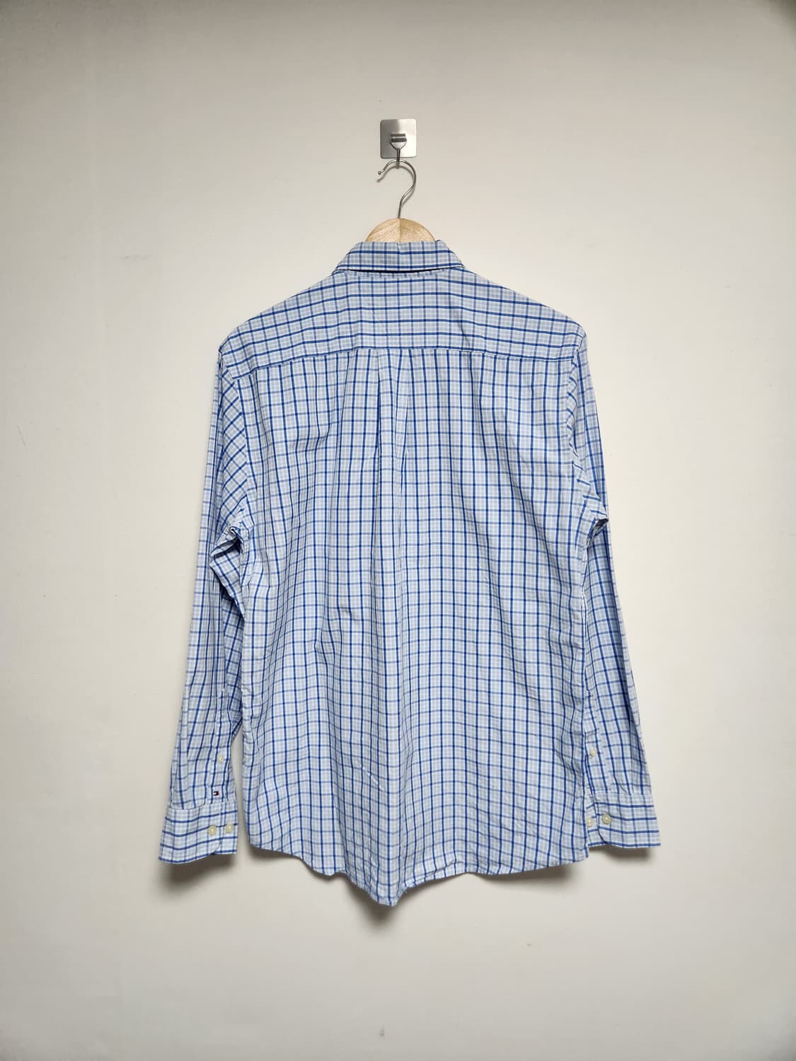 타미힐피거Tommy 체크 코튼 셔츠 M - S166 상품이미지2
