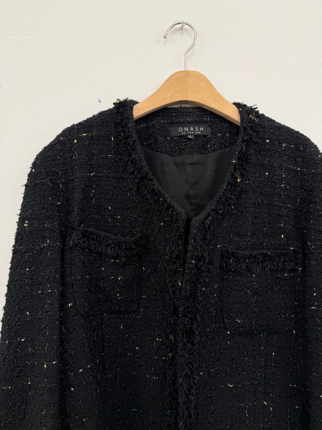 온애쉬 트위드 자켓 L 상품이미지3