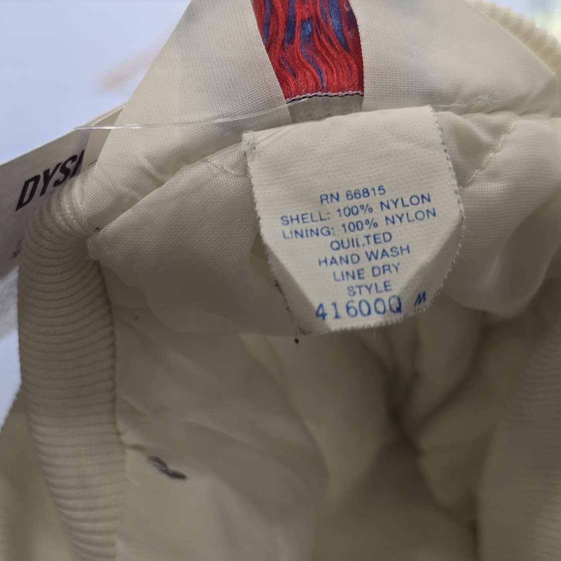 WestArk USA 빈티지 새틴 스타디움 재킷 아이보리 XL 상품이미지5