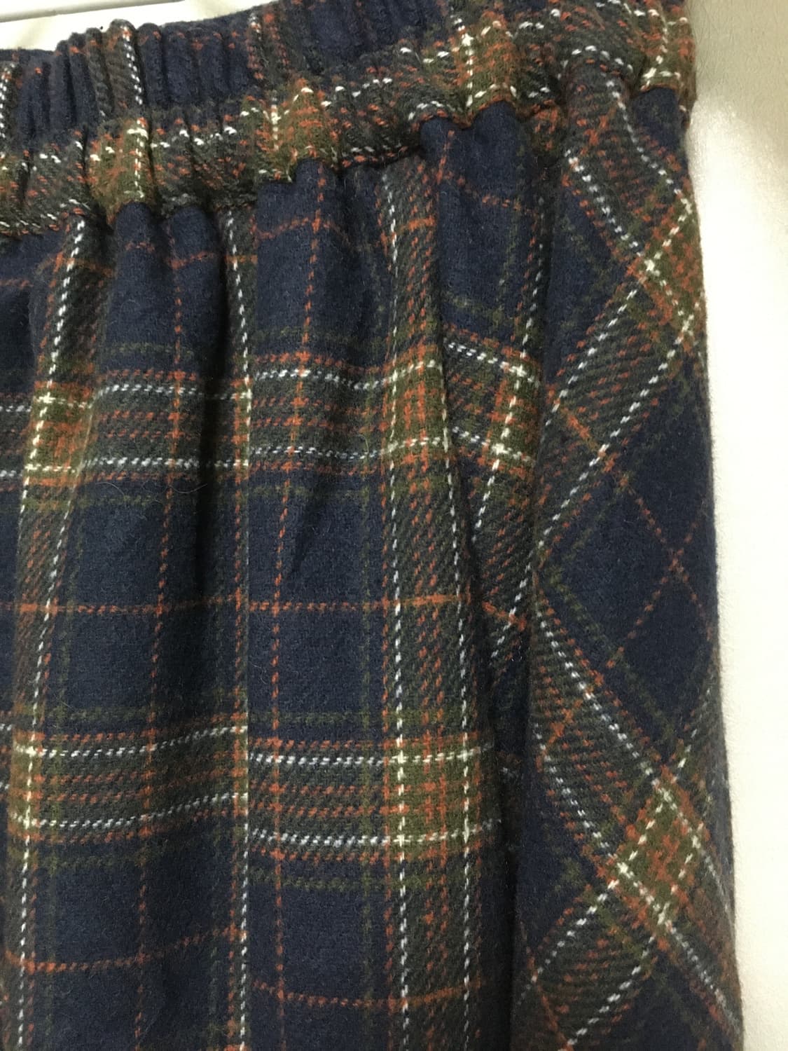 일본빈티지 하구미 모리걸 겨울 롱치마 체크 스커트 아오이유우 상품이미지3