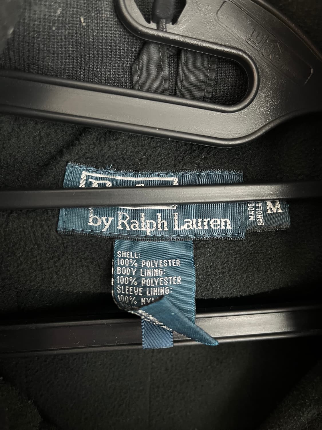 폴로 랄프로렌 점퍼 블랙 [M] 상품이미지4