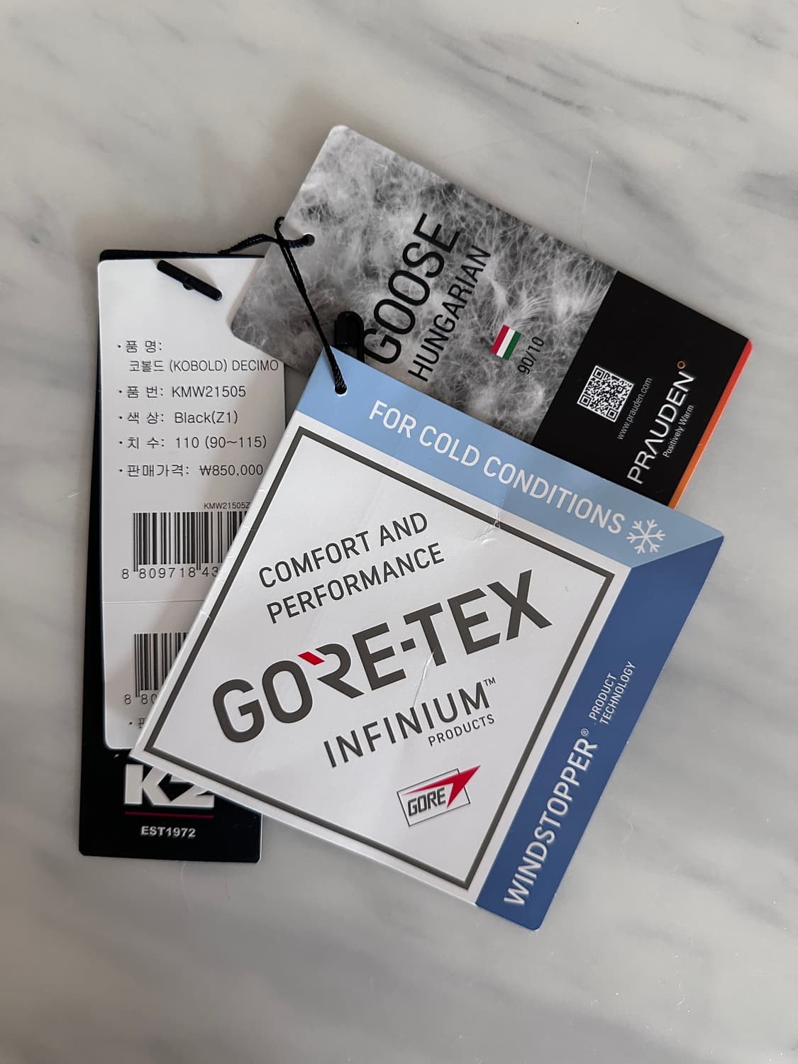 K2 코볼드 헤비 다운패딩 블랙  상품이미지5