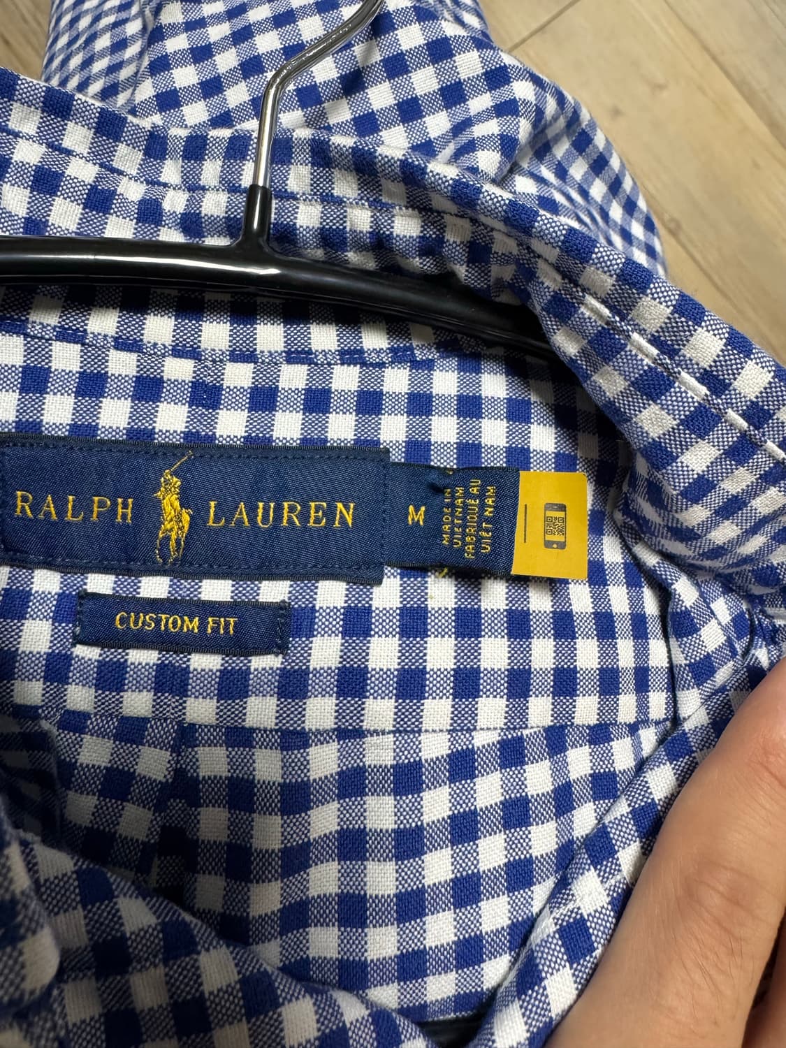 폴로 깅엄 체크셔츠 상품이미지3